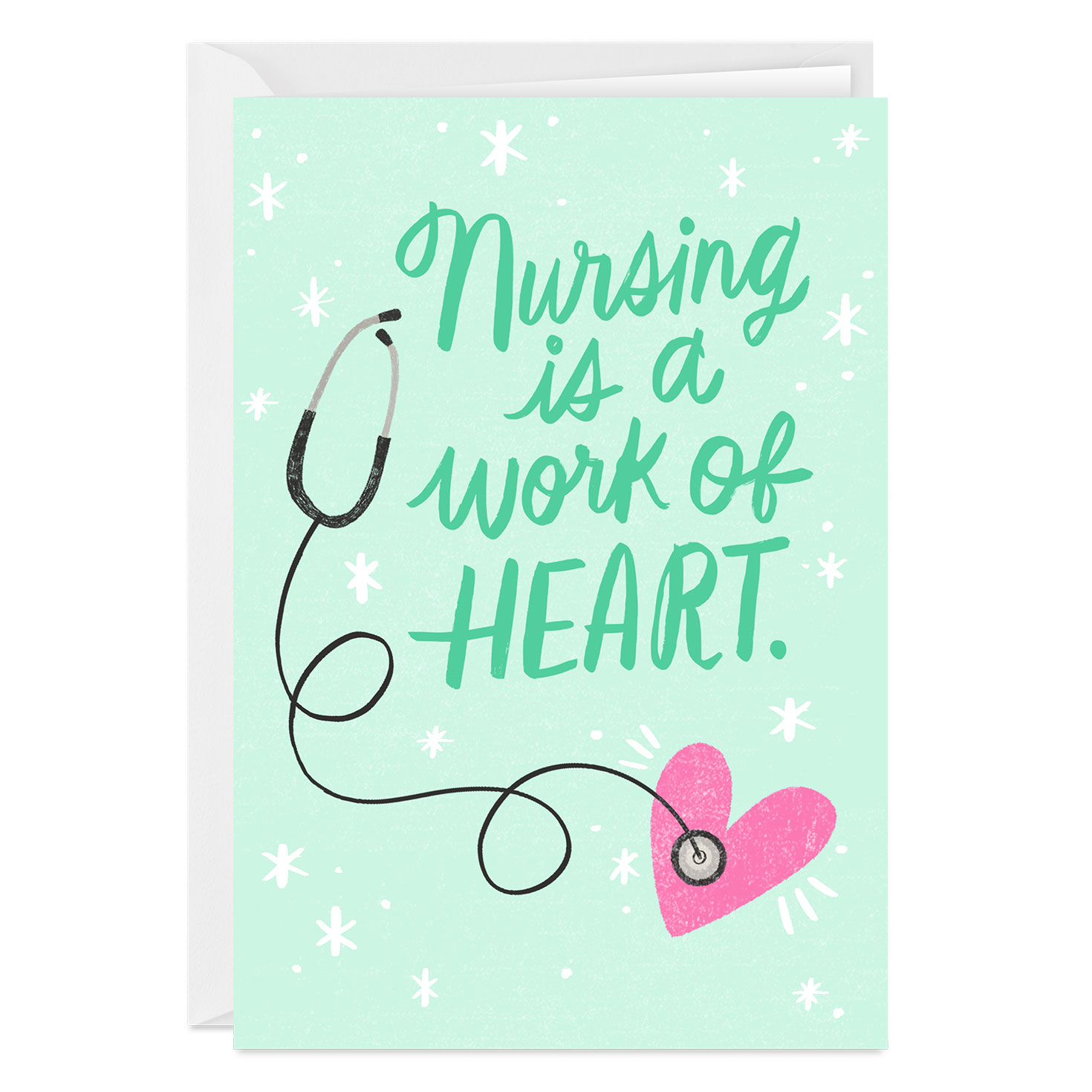 Work of Heart Custom Thank-You Card for Nurse, , large