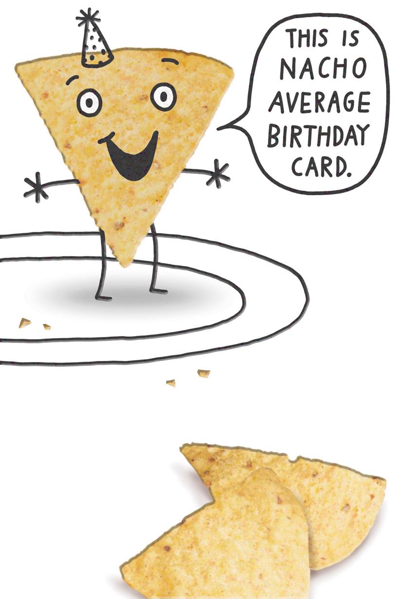 nacho chip funny birthday card greeting cards hallmark dw design llc