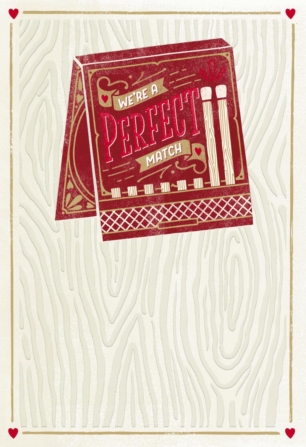 Perfect Match Valentine's Day Card - Greeting Cards - Hallmark