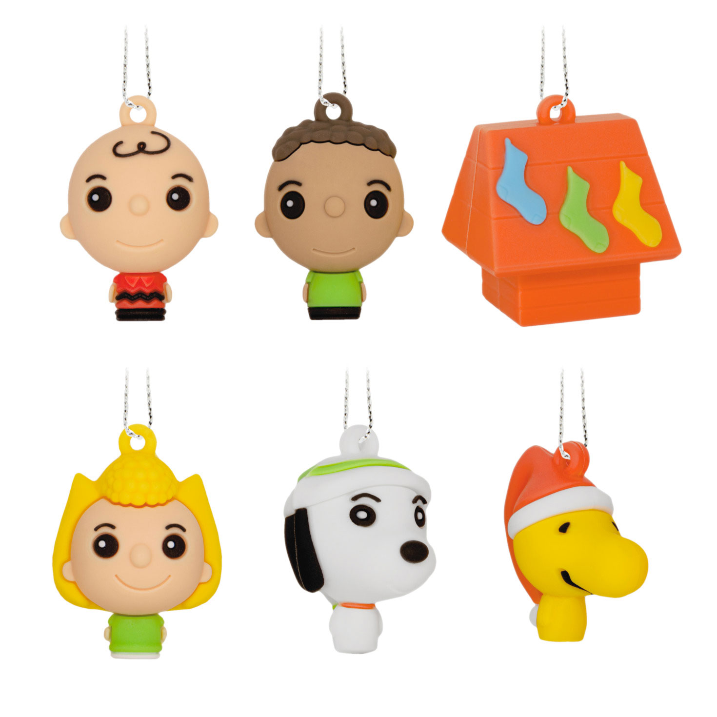 Mini Peanuts® Shatterproof Hallmark Ornaments, Set of 6 - Hallmark