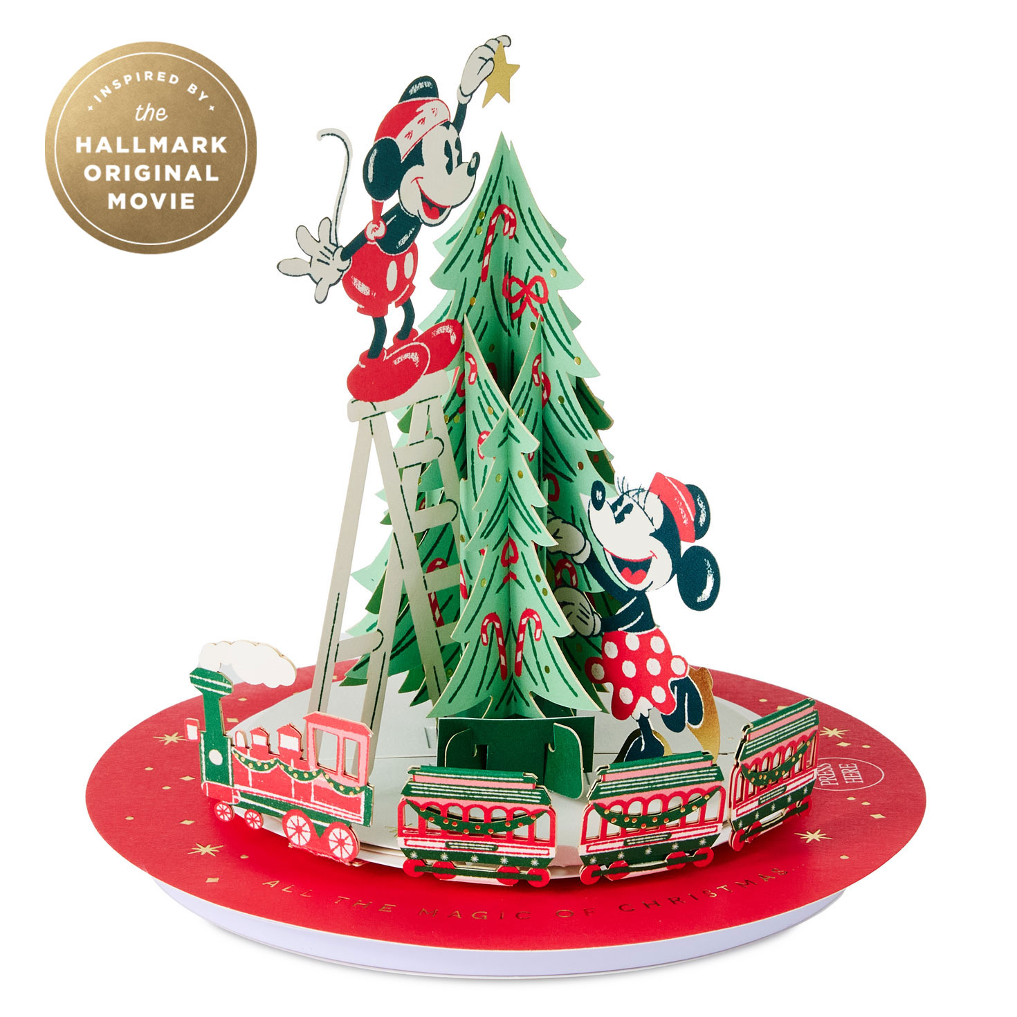 Hallmark + Disney Holiday Ever After Mickey and Minnie Trimming