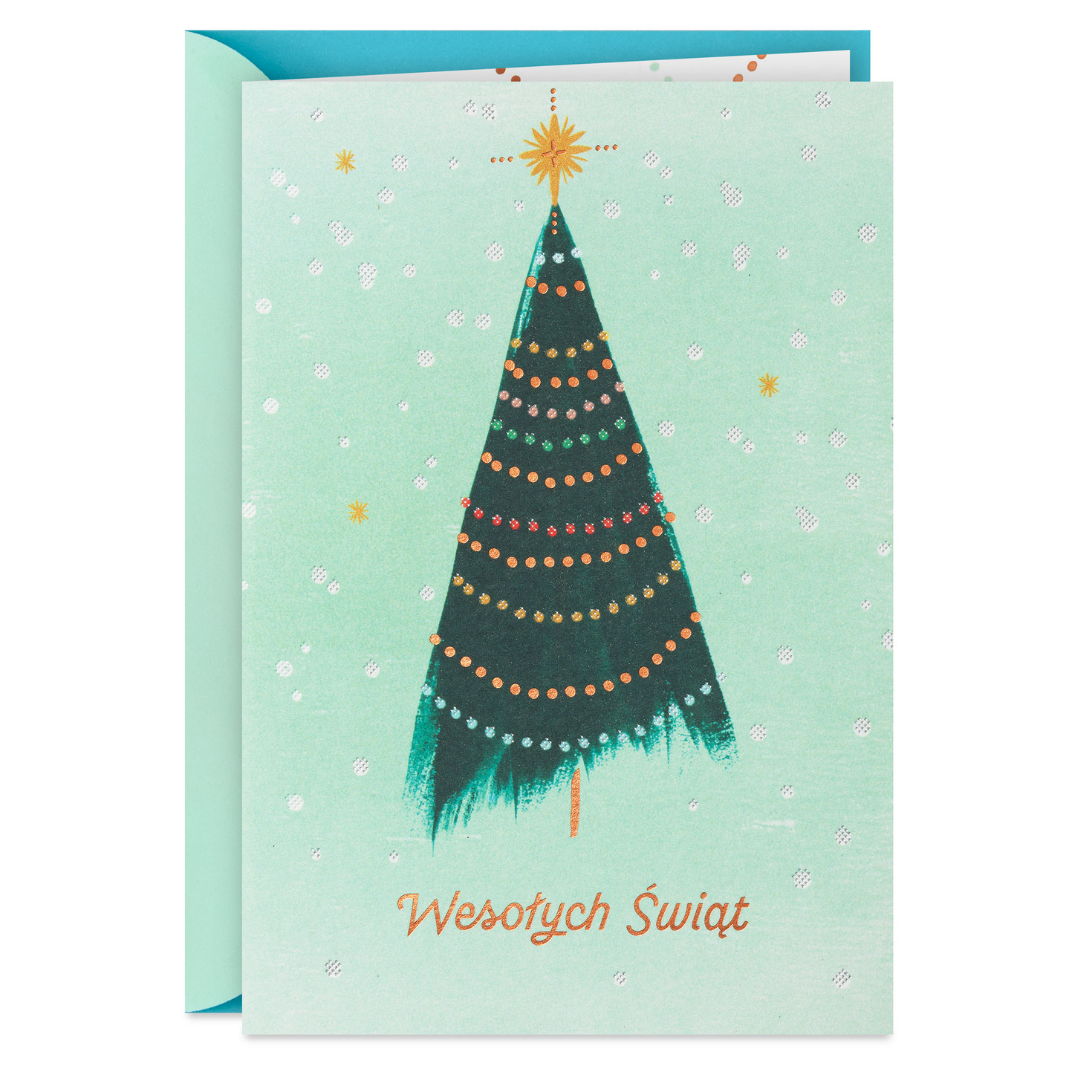Merry Christmas Polish-Language Christmas Card - Greeting Cards | Hallmark