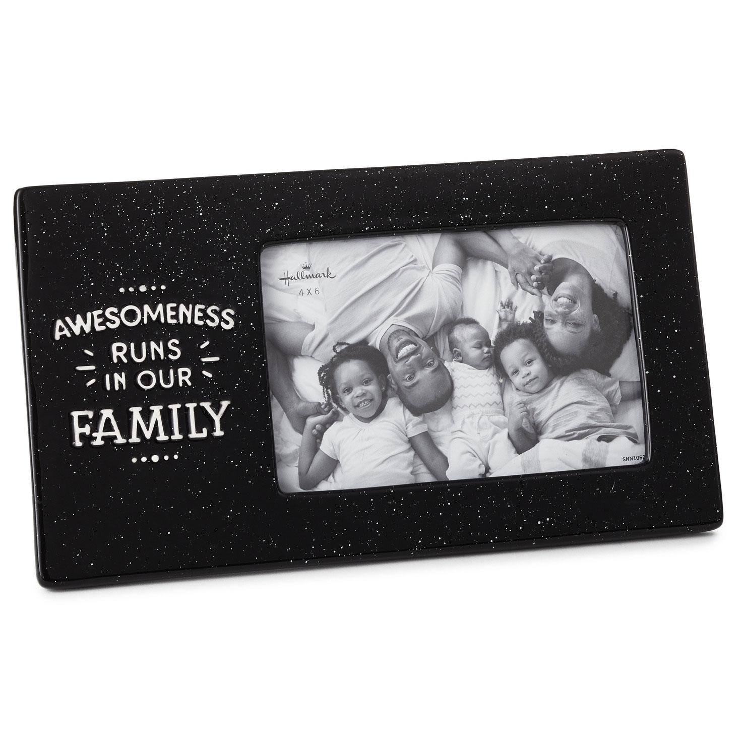Awesomeness Runs in Our Family Ceramic Picture Frame, 4x6 Picture