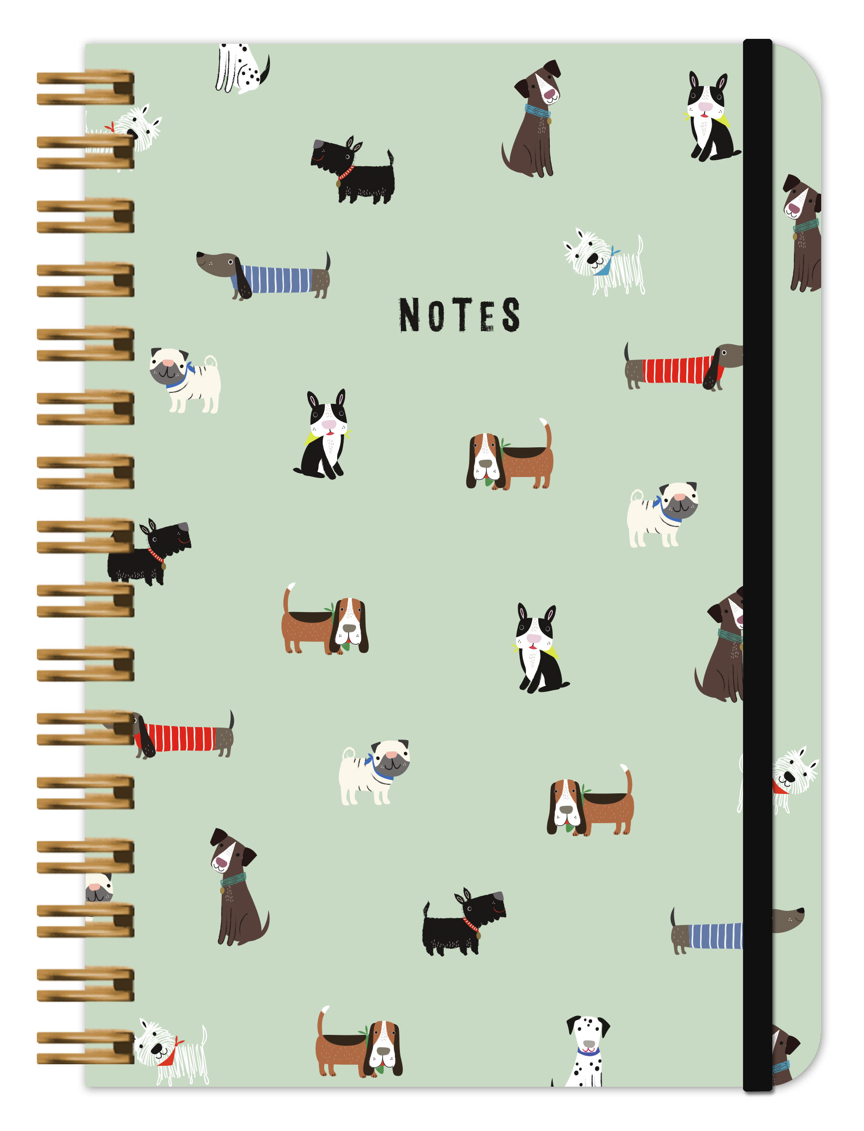 Little Doggies Spiral Notebook, , hgs-image