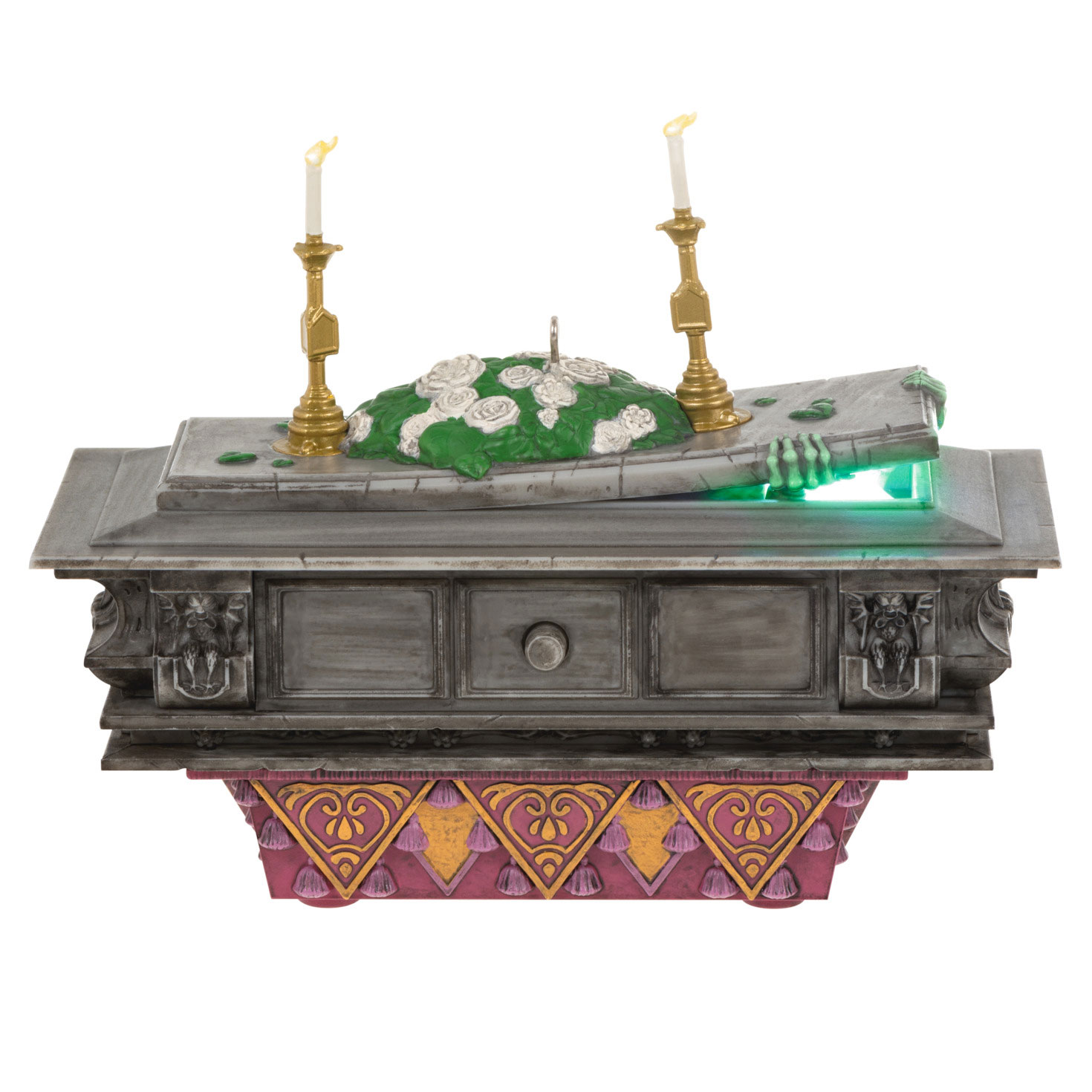Haunted Mansion Coffin Keepsake Ornament front