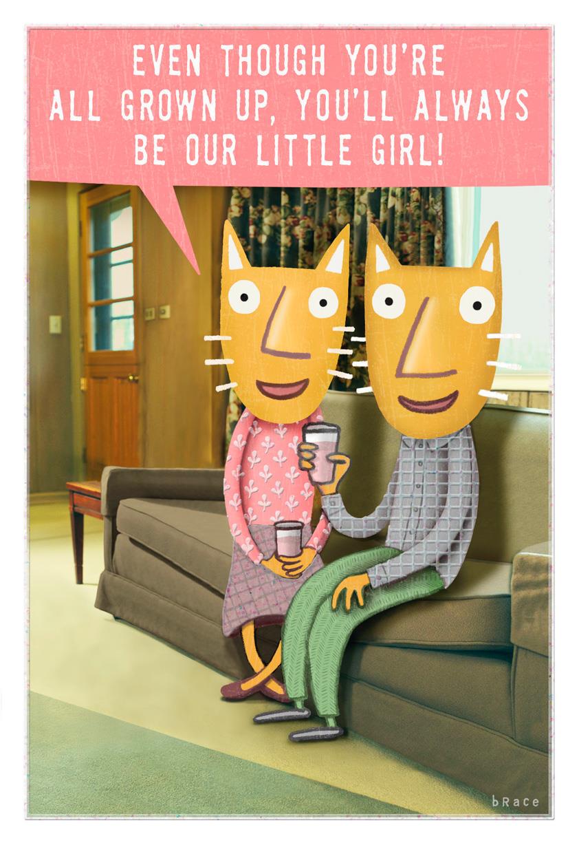 birthday daughter funny young forever hallmark cards greeting