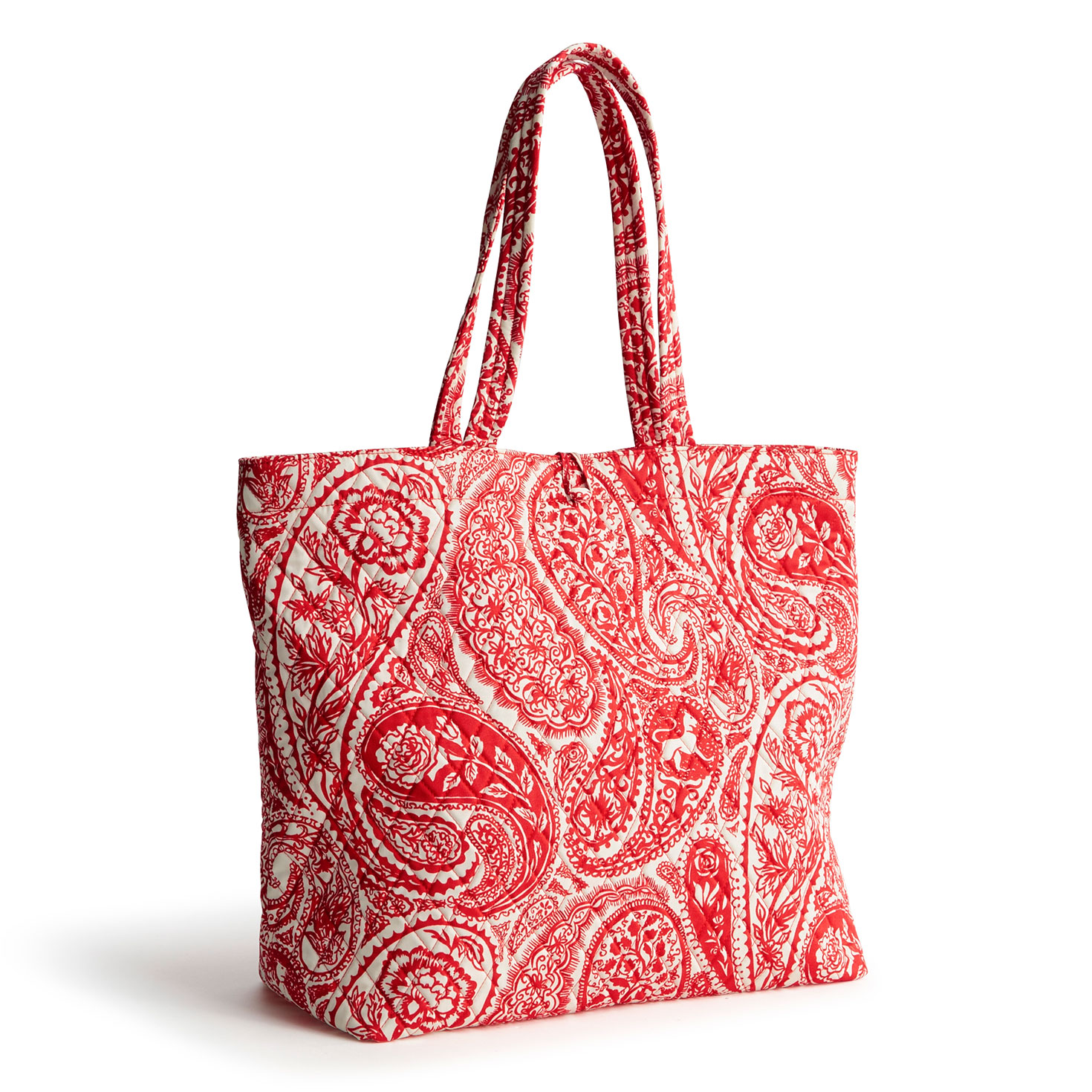 Vera Bradley Red Quilted Paisley Drawstring Tote Vera Bradley Garment Bag Mesa Red Paisley | Mercari main image 2