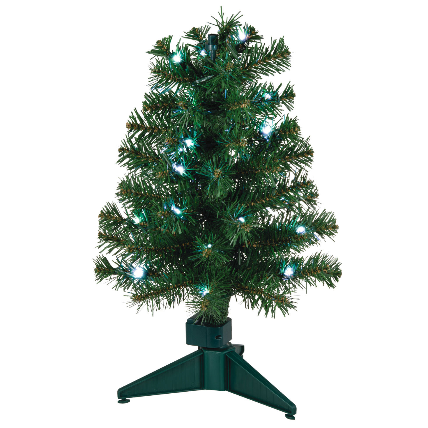Mini ShowToppers Evergreen Christmas Tree With Light, 17