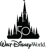 Walt Disney World 50th Anniversary Castle Papercraft Framed Art, 8.88x10.5, , licensedLogo