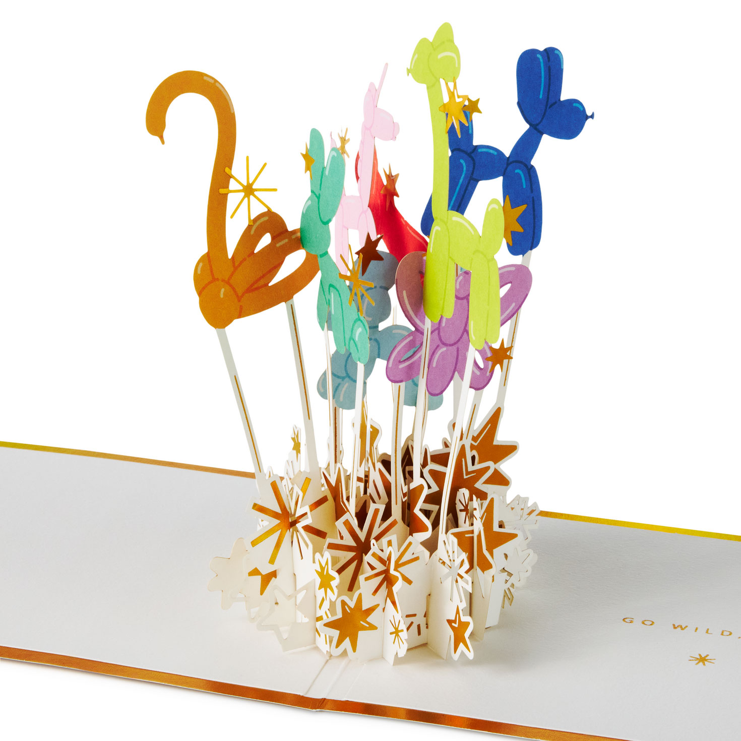 Balloon Party Animal Pop-Up Birthday Card - Greeting Cards | Hallmark