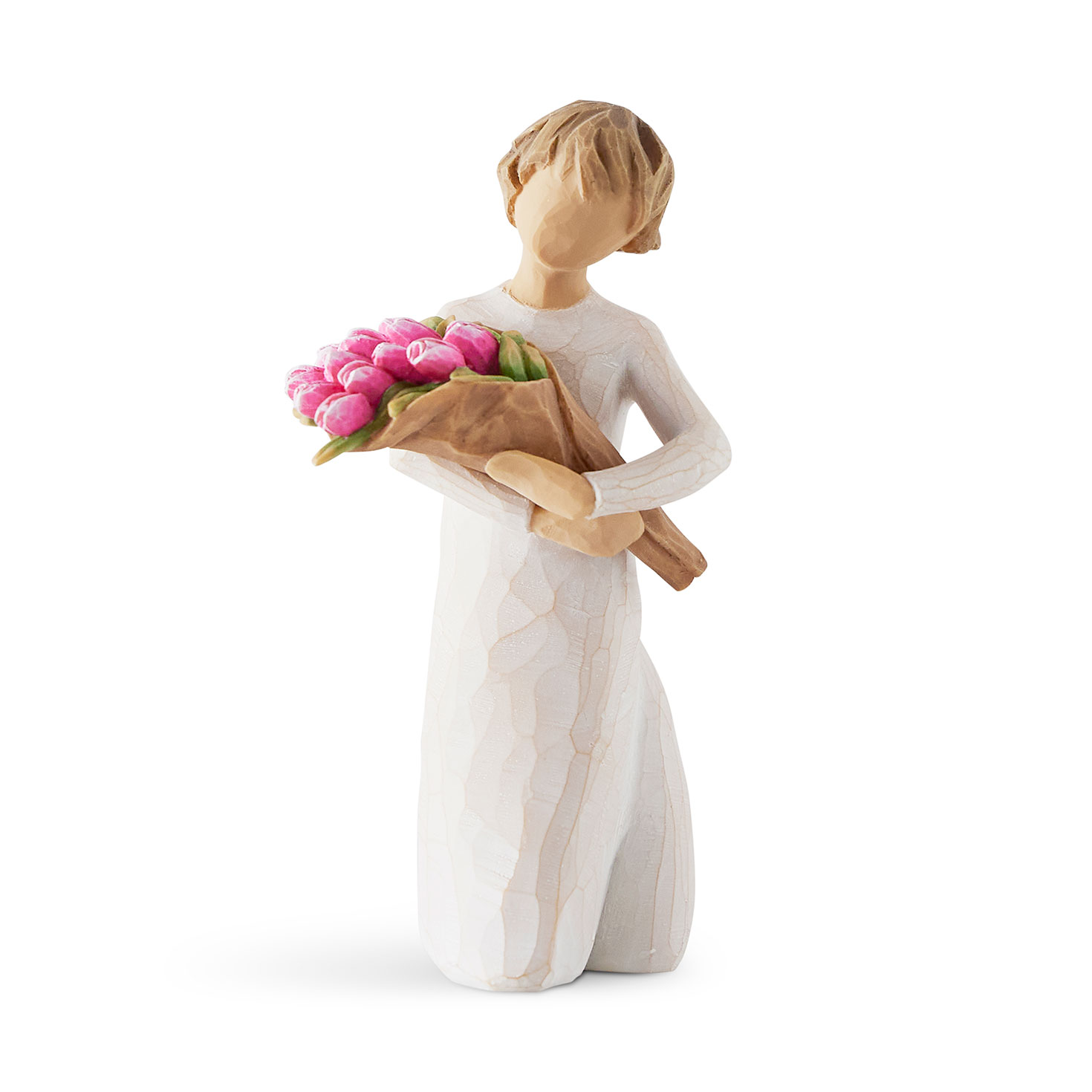 Willow Tree Bright Hope Girl With Tulips Figurine 5 Figurines Hallmark