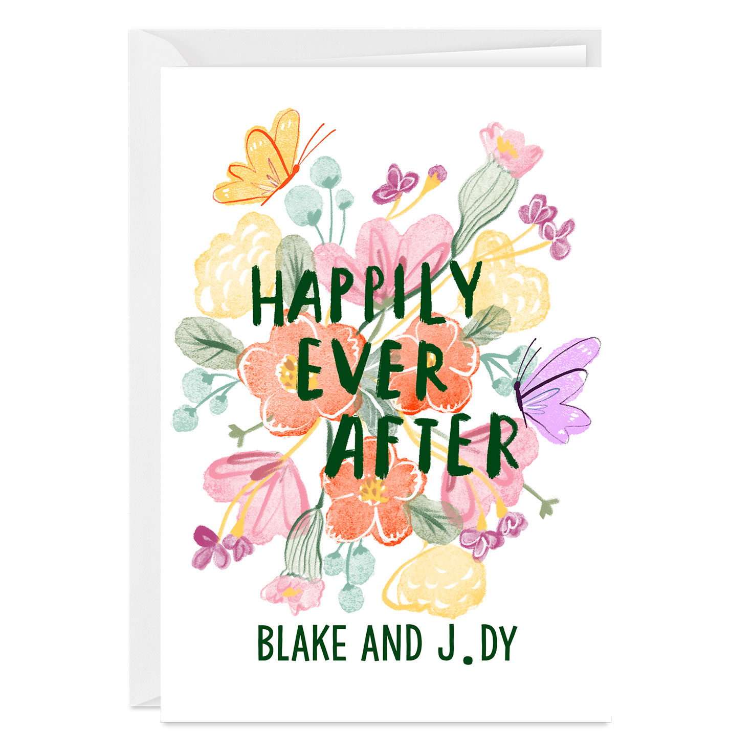 Happyeverafter メッセージフォト Happily Ever After Custom Card - Greeting Cards | Hallmark