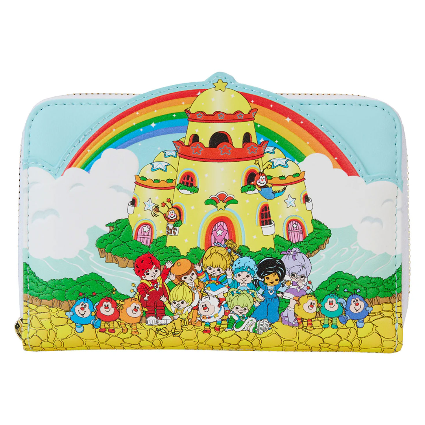 Loungefly Rainbow Brite Color Castle Zip-Around Wallet - Handbags