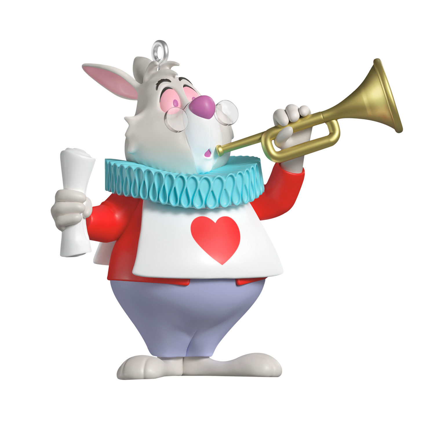 Disney White Rabit Disney Alice in Wonderland 75th Anniversary The White Rabbit Ornament ...