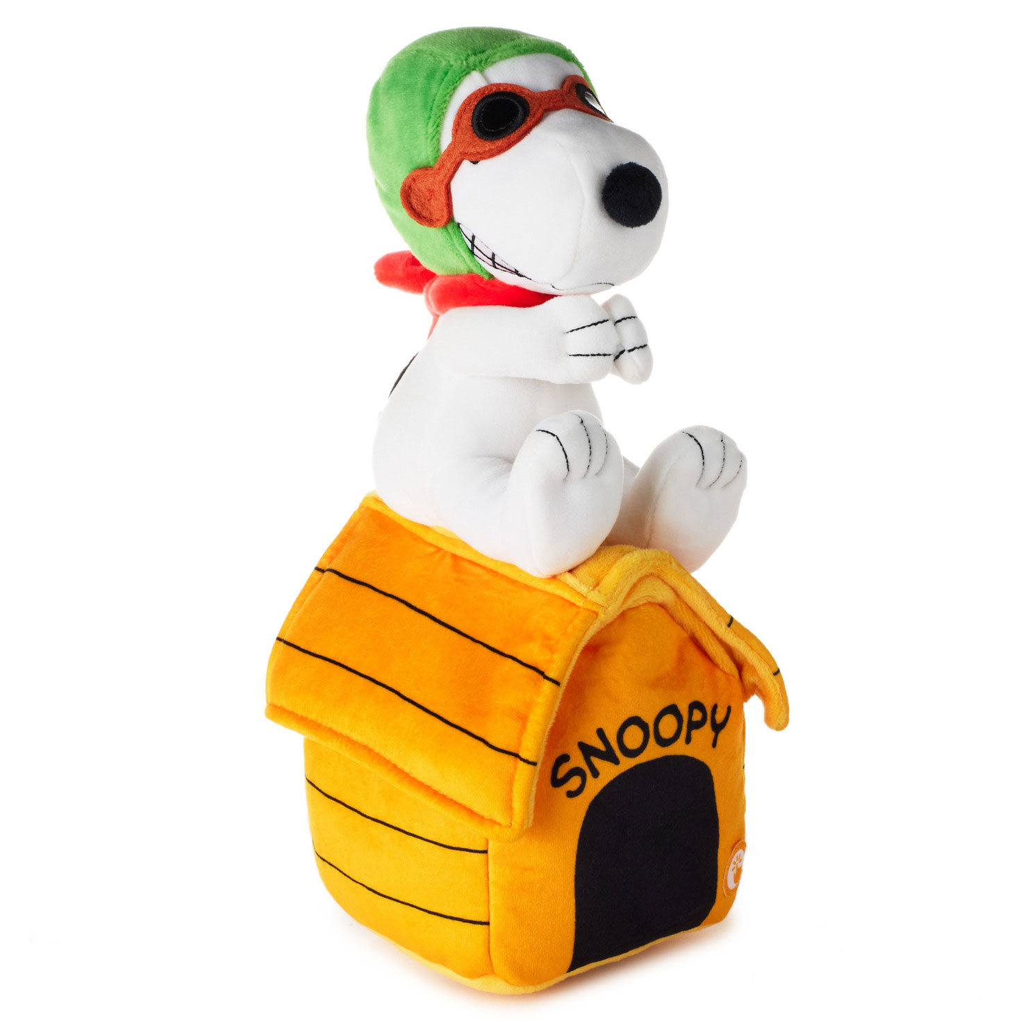 WAREHOUSE SNOOPY FLYING ACE パーカー染込 マスタード Peanuts® Snoopy Flying Ace Plush With Sound and Motion, 12