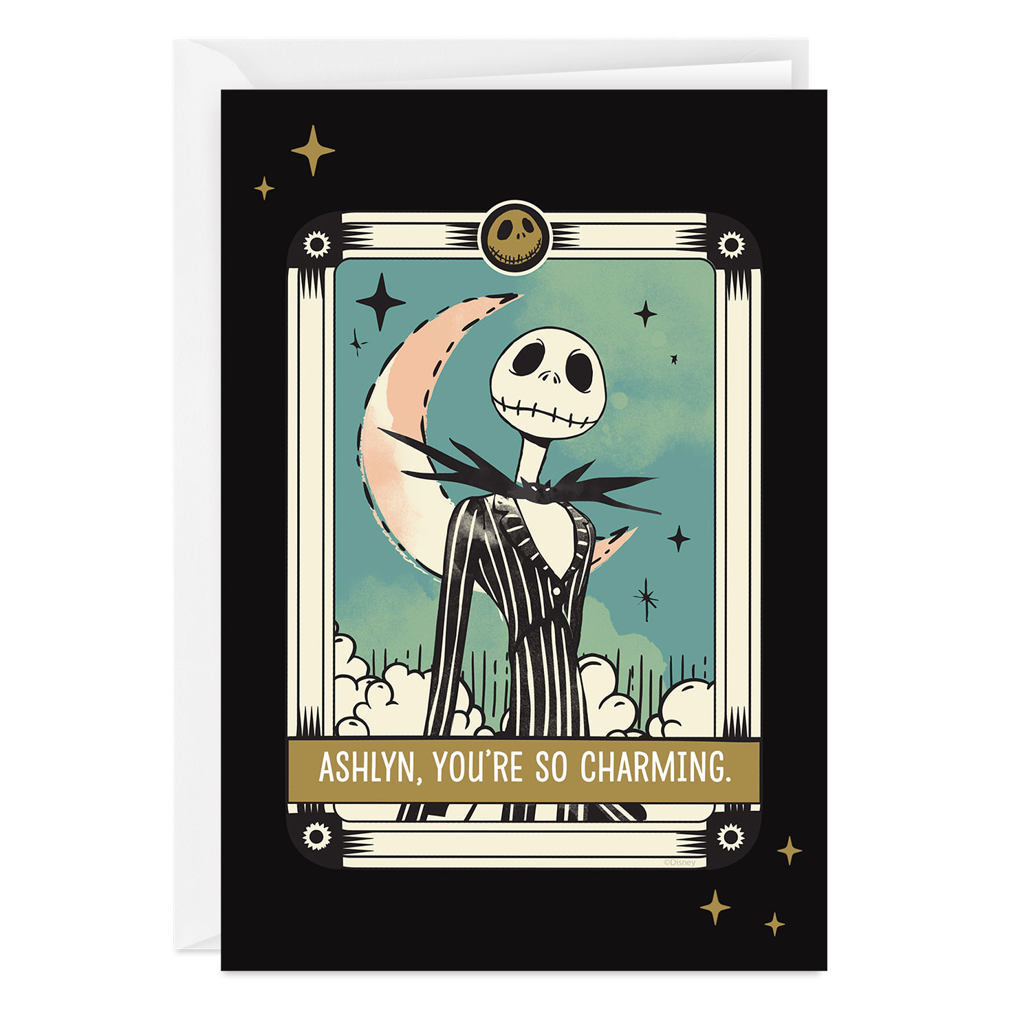 personalized-disney-tim-burton-s-the-nightmare-before-christmas-card-greeting-cards-hallmark for Free Printable Nightmare Before Christmas Birthday Invitations Personalized Disney Tim Burton's The Nightmare Before Christmas Card - Greeting Cards | Hallmark for Free Printable Nightmare Before Christmas Birthday Invitations
