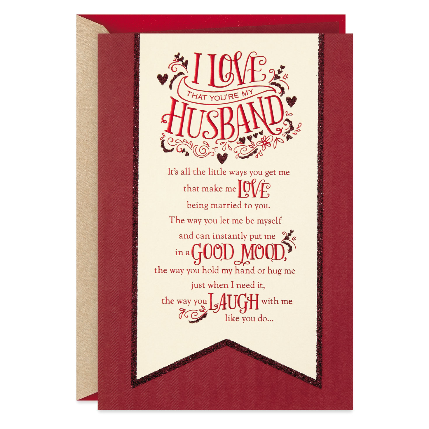 so glad i've got you to love sweetest day card for husband
