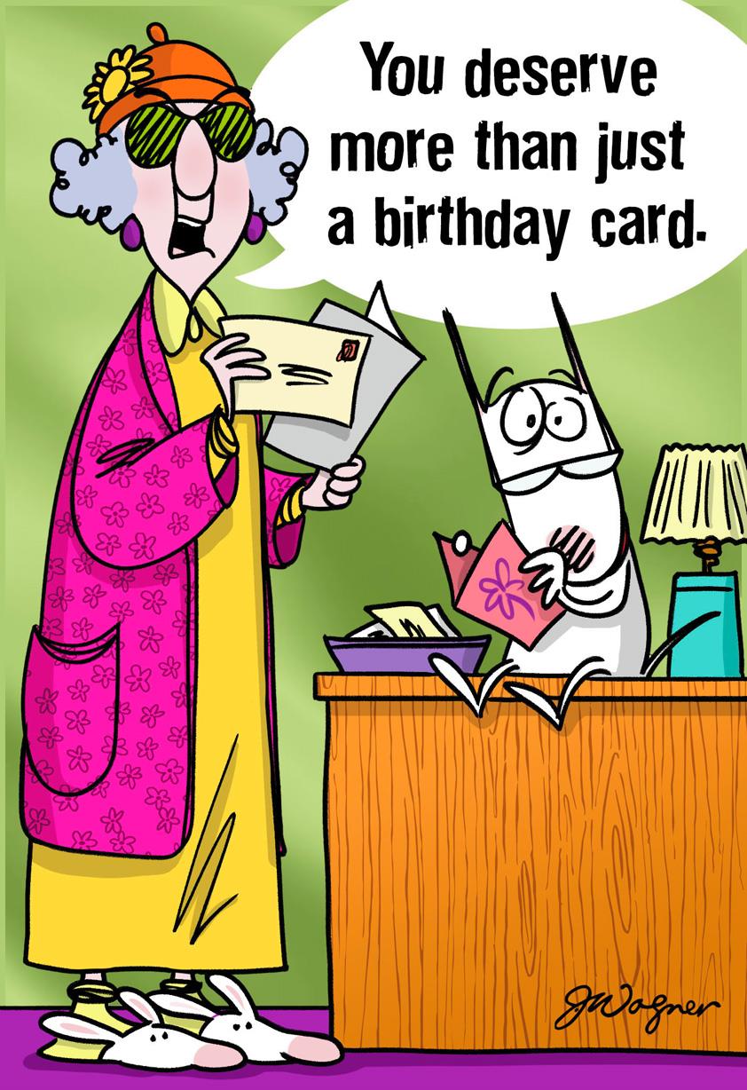 Maxine™ You Deserve More Funny Birthday Card - Greeting Cards - Hallmark