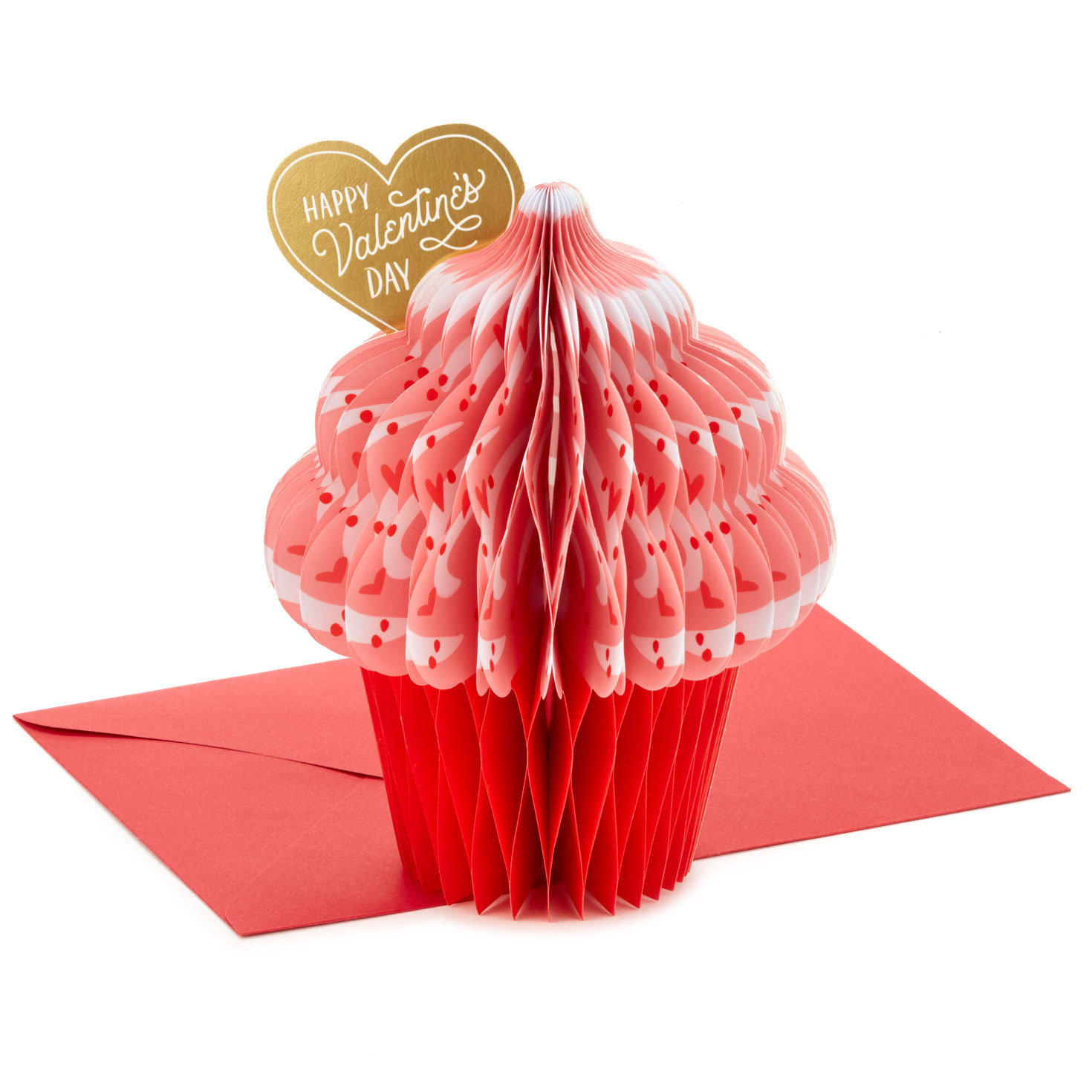 Cupcake Honeycomb 3D Pop-Up Valentine's Day Card ...