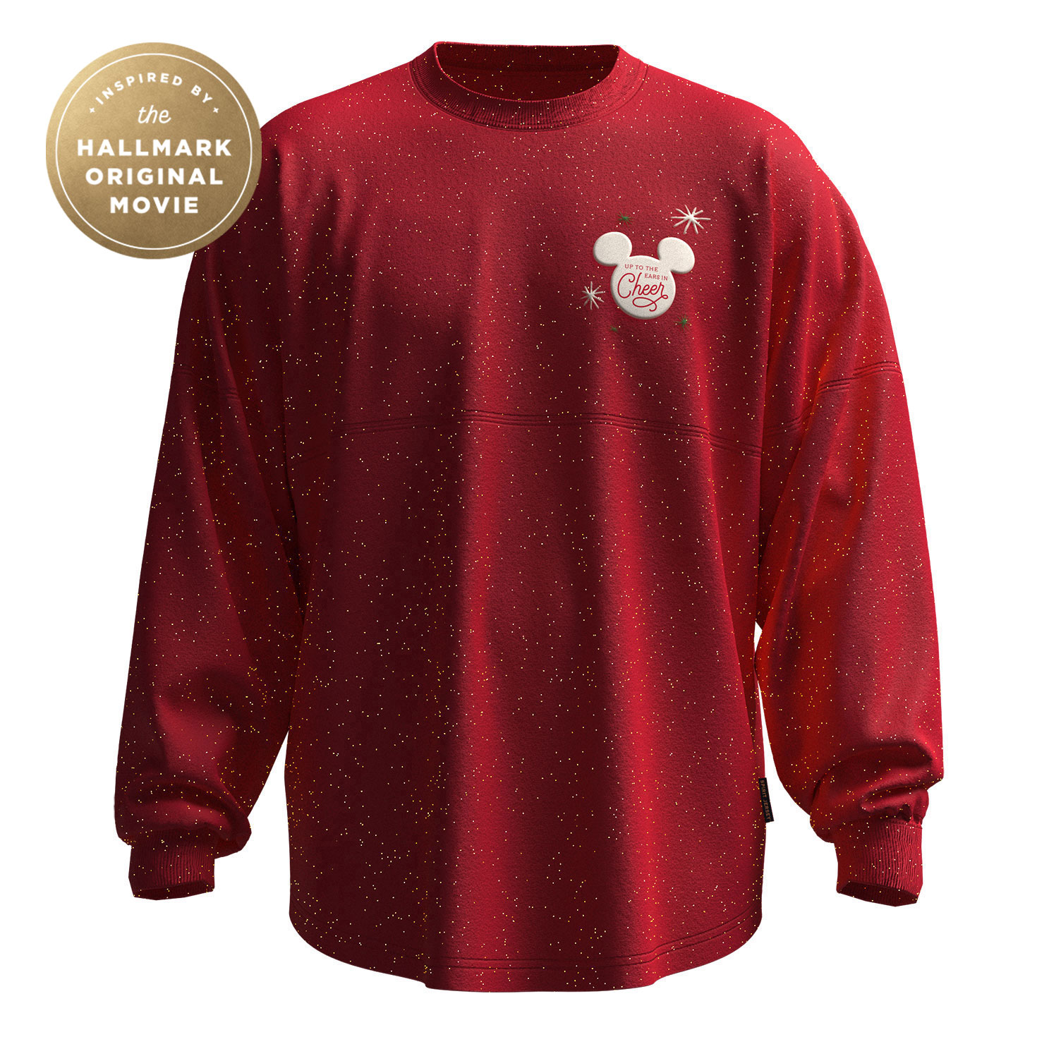 Hallmark + Disney Holiday Ever After Sparkle Red Spirit Jersey ...