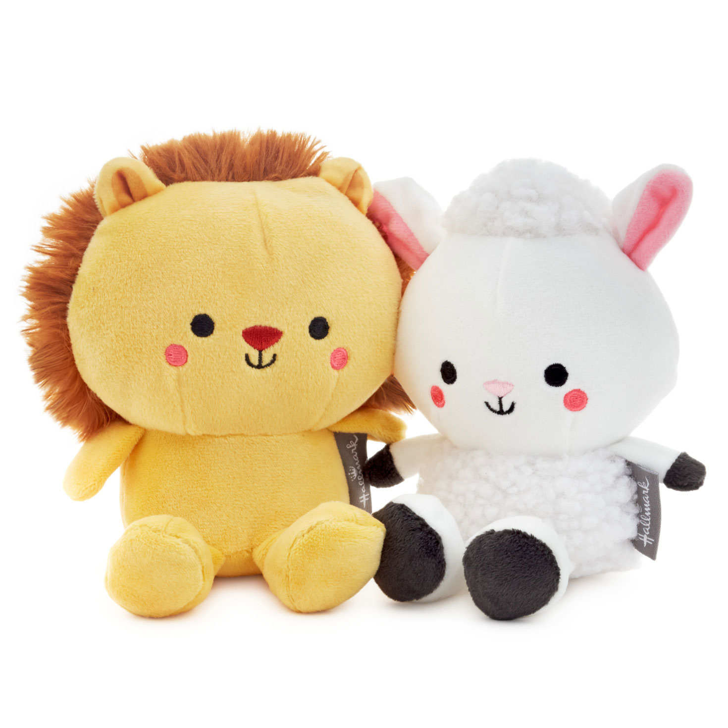 Better Together Lion and Lamb Magnetic Plush Pair, 5.25