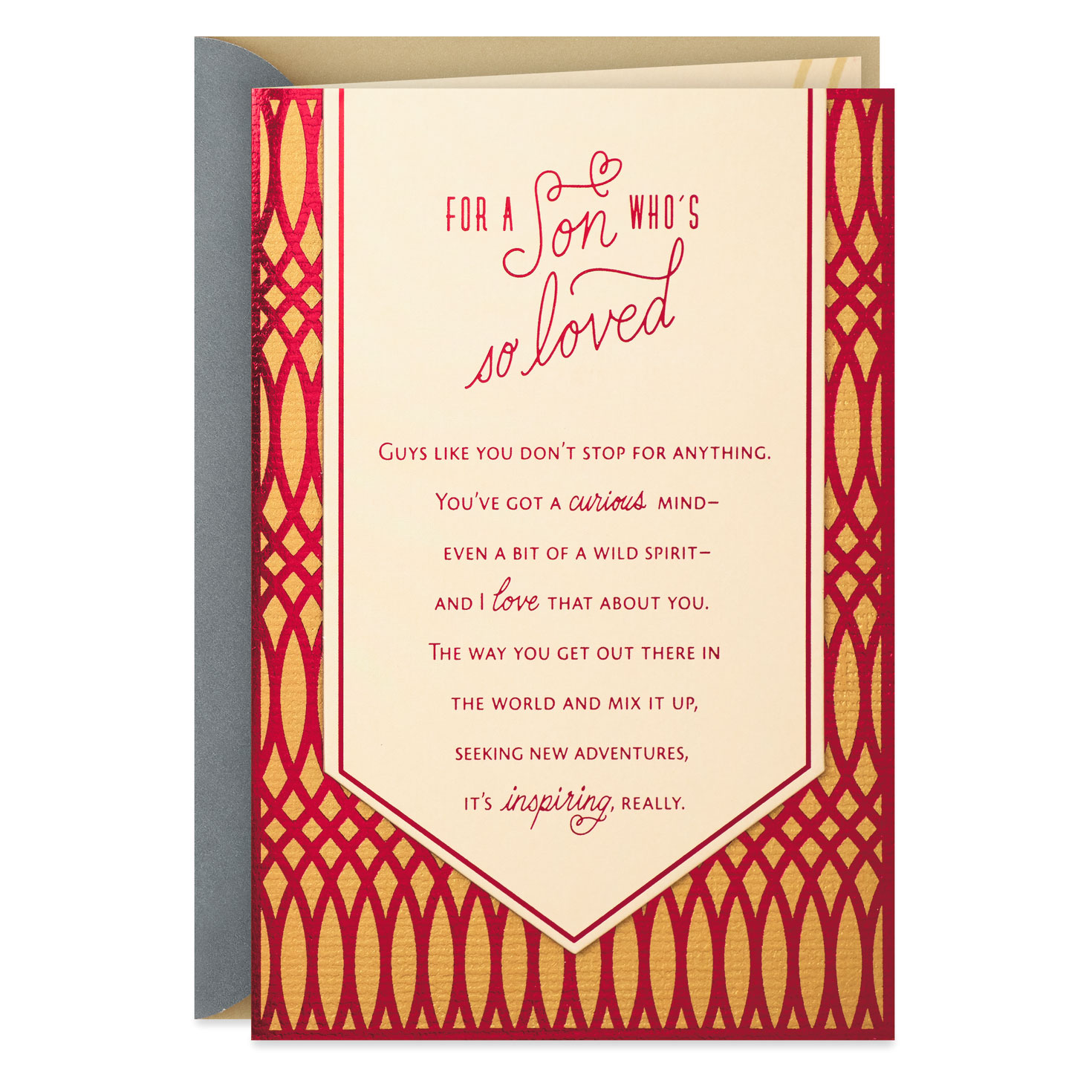 proud of your wild spirit birthday card for son greeting
