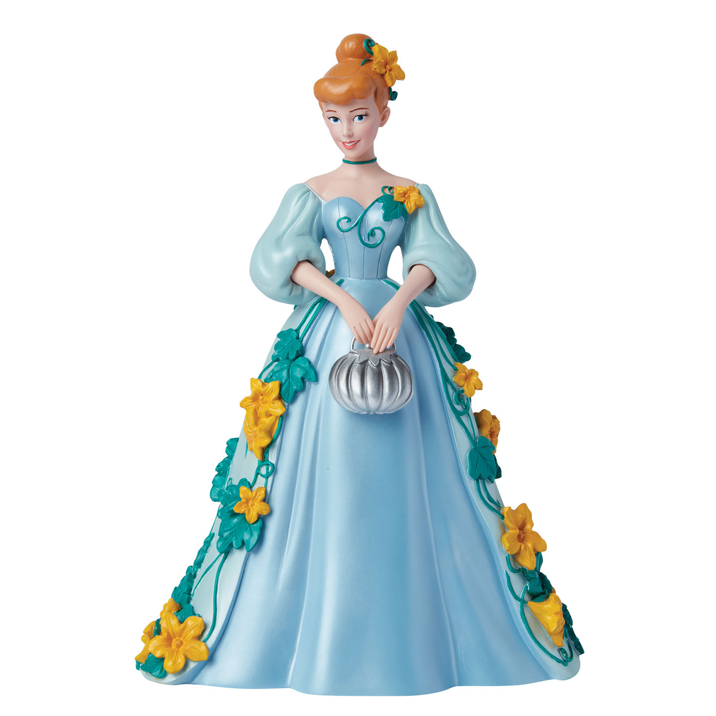 Disney Princess Cinderella Botanical Couture Figurine, 8.4