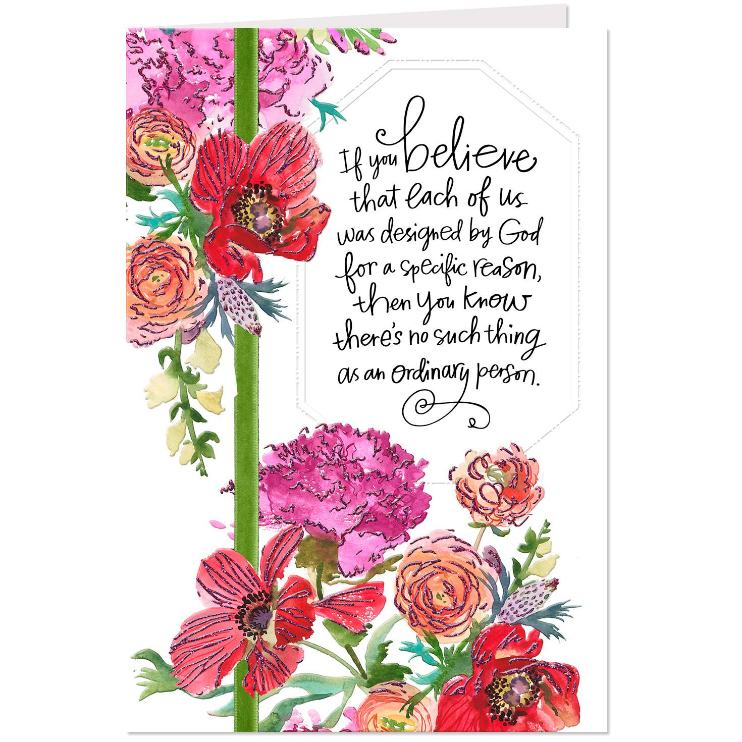 garden beauty floral birthday card greeting cards hallmark