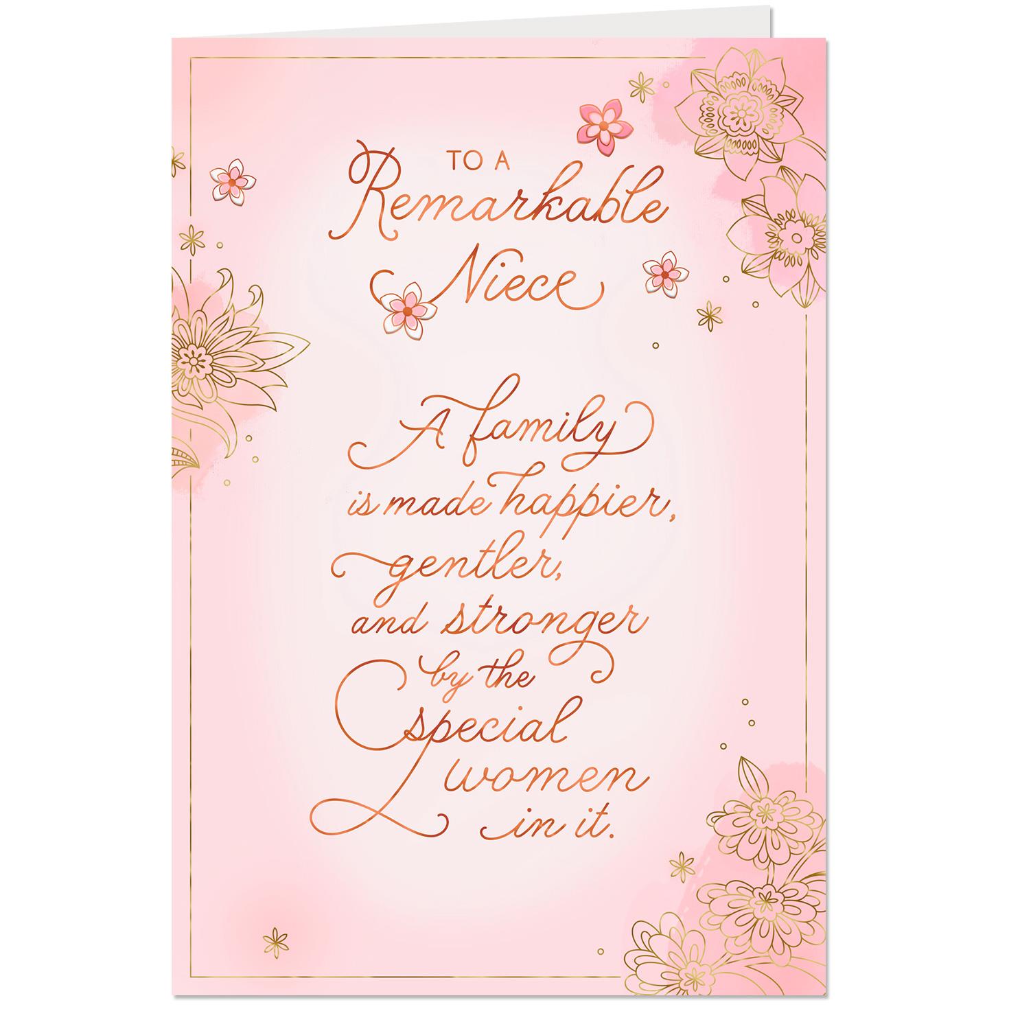 wishing you life's best birthday card for niece greeting