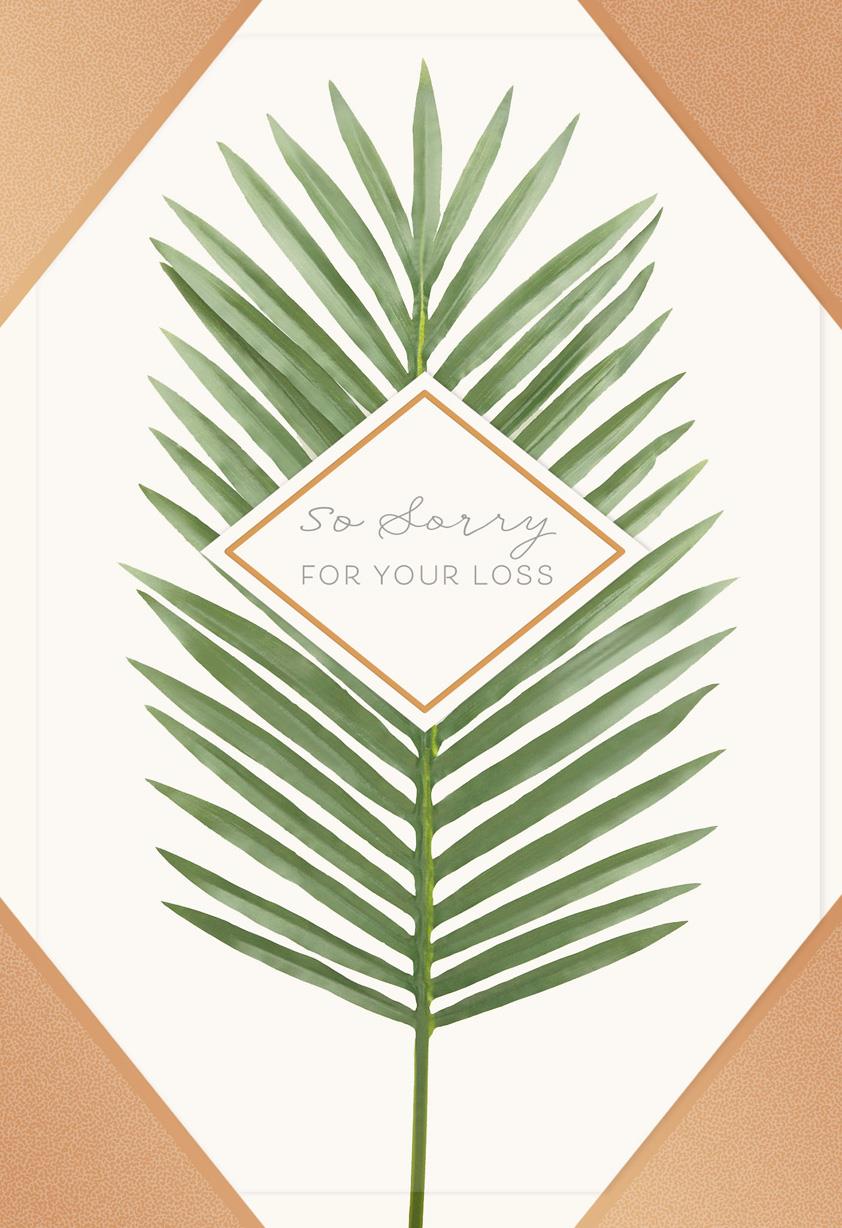 Palm Leaf Sympathy Card - Greeting Cards - Hallmark