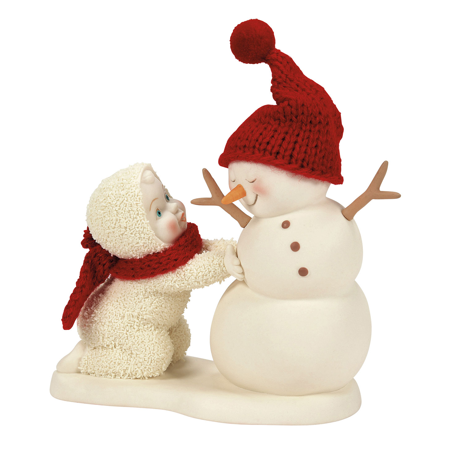 Enesco Snowbabies Tickle Me, Snowman Figurine, 4.25