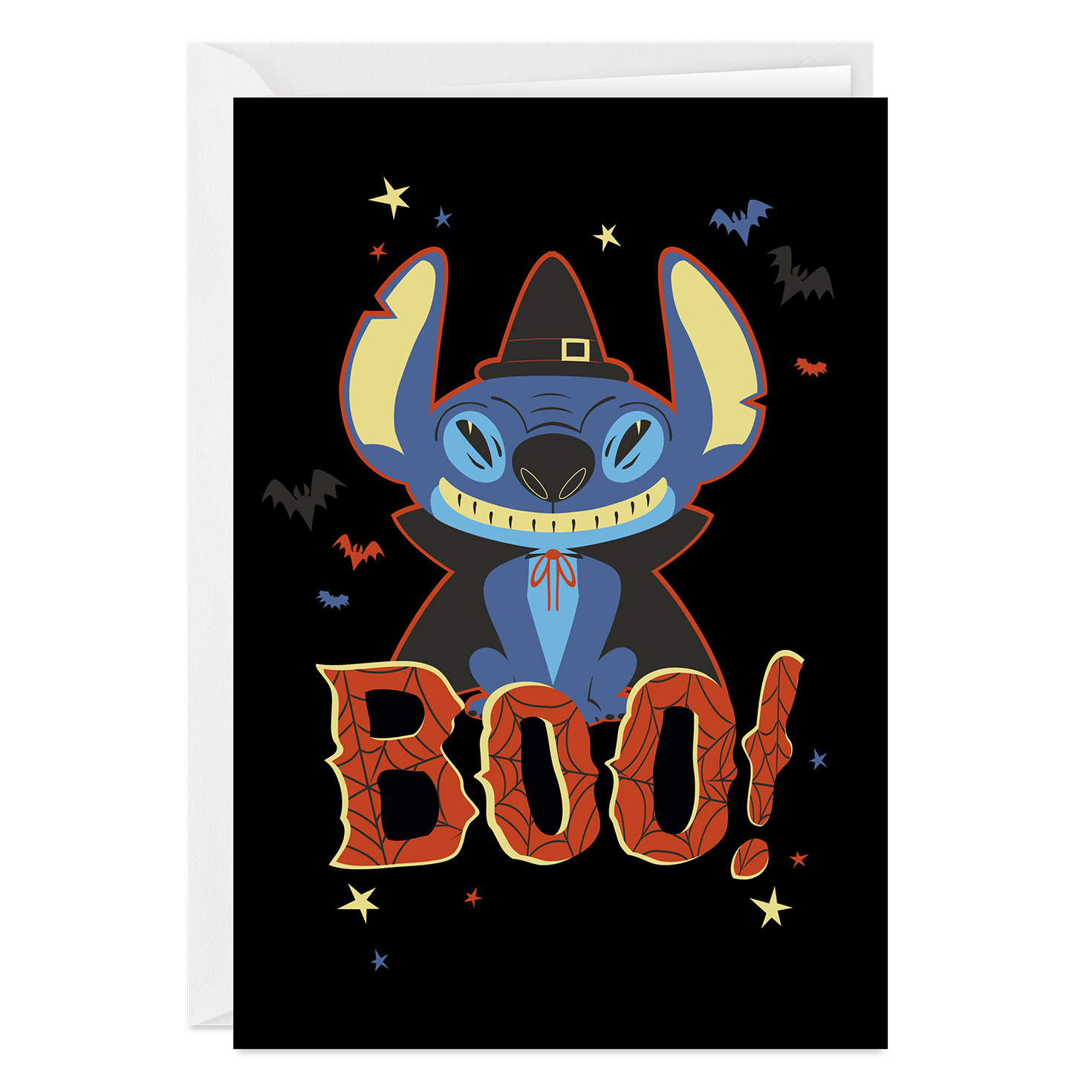 Boo Custom Disney Stitch Boo! Custom Halloween Card - Greeting Cards | Hallmark