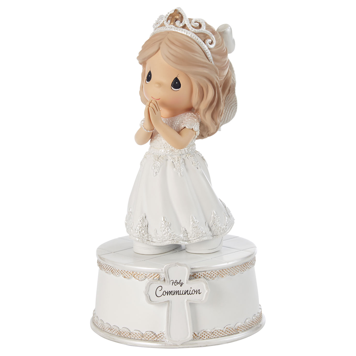 Precious Moments Holy Communion Girl Musical Figurine 6 Figurines Hallmark