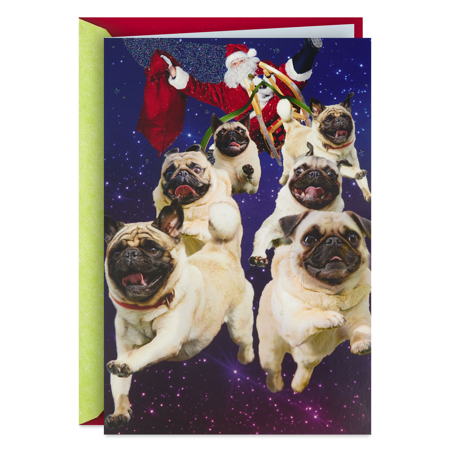 Funny Animal Greeting Cards Old English Company Funny Pug Christmas ...