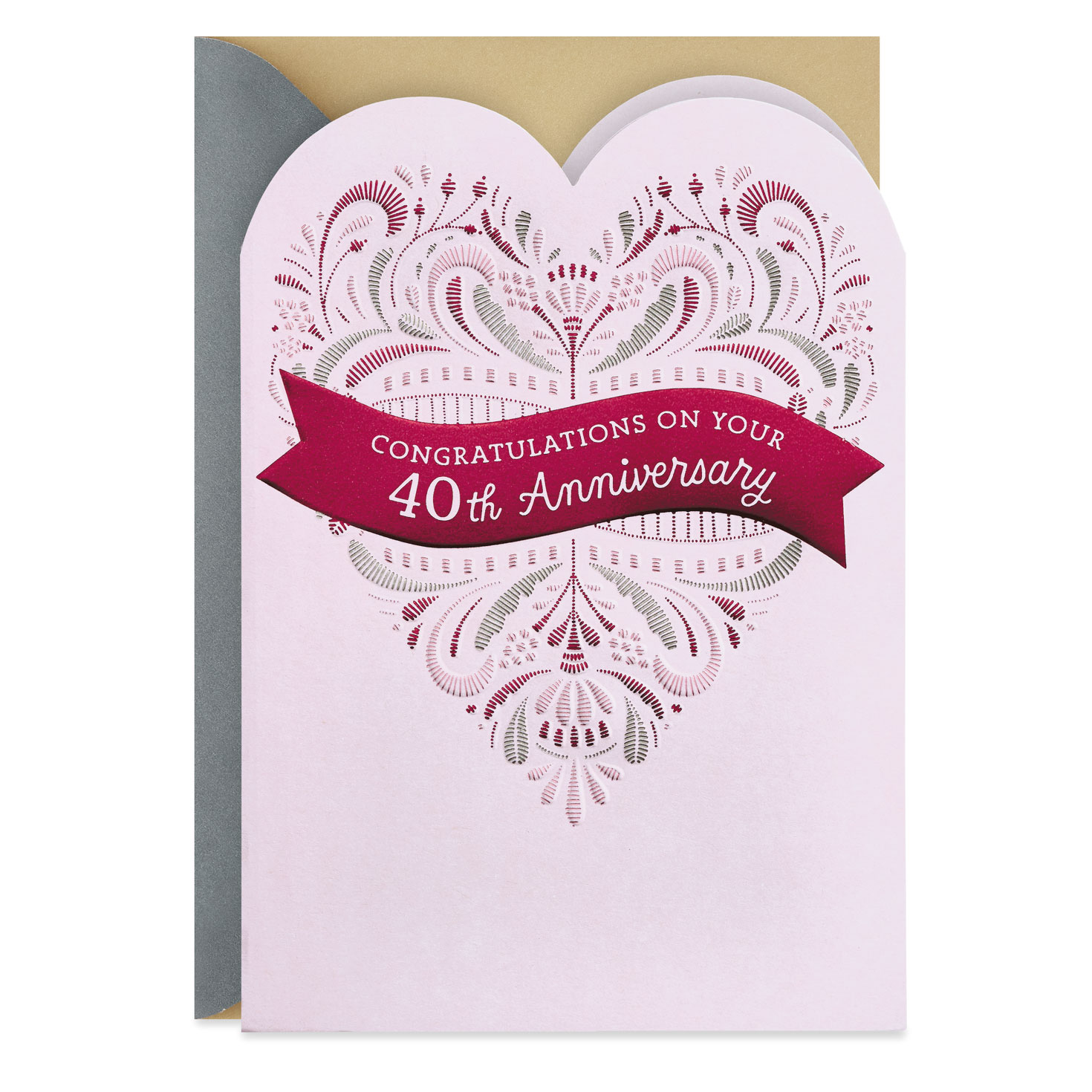 Many Hearts 40th Anniversary Card - Greeting Cards - Hallmark