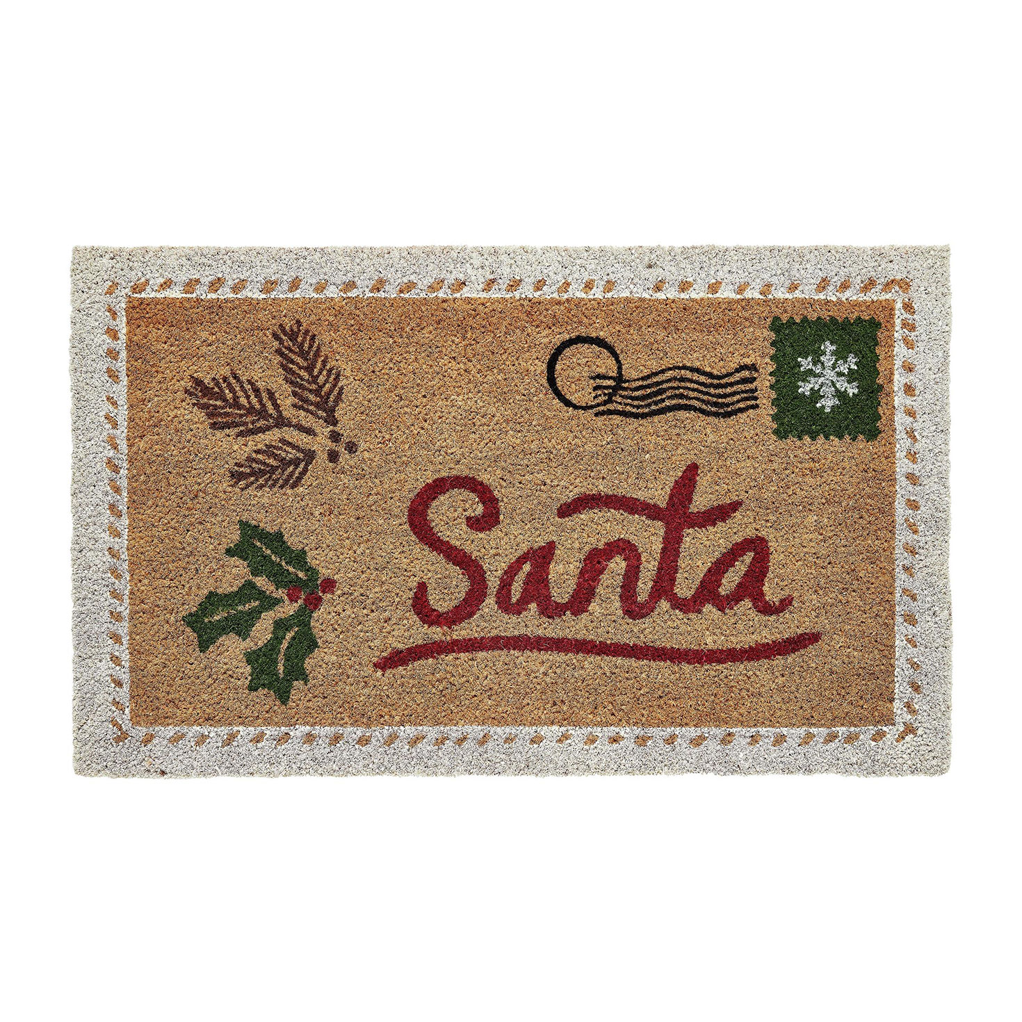 Hallmark Santa Letter Coir Doormat - 18x30 - Seasonal Decor | Hallmark