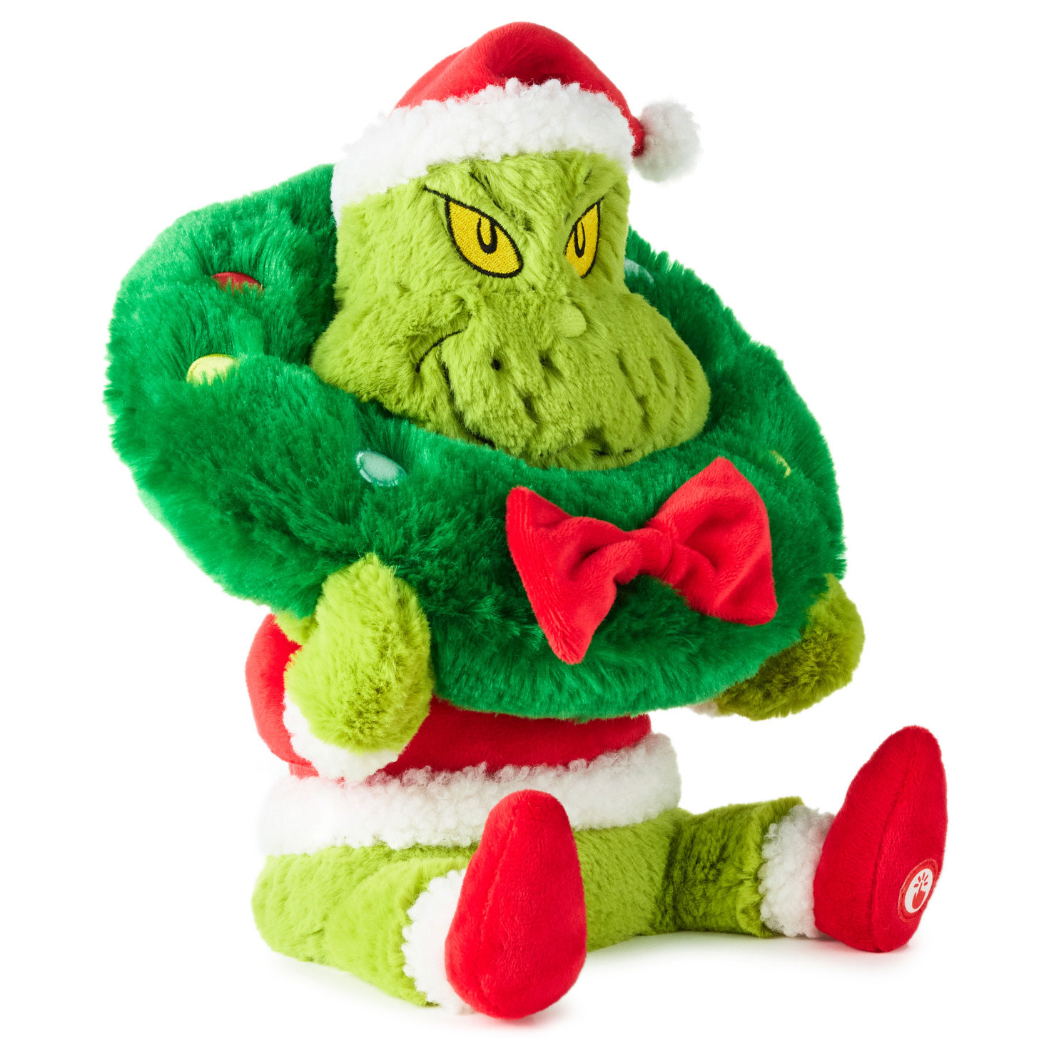 Dr. Seuss's How the Grinch Stole Christmas!™ Grinch Stuck On Christmas Plush With Light, Sound and Motion, 11.5