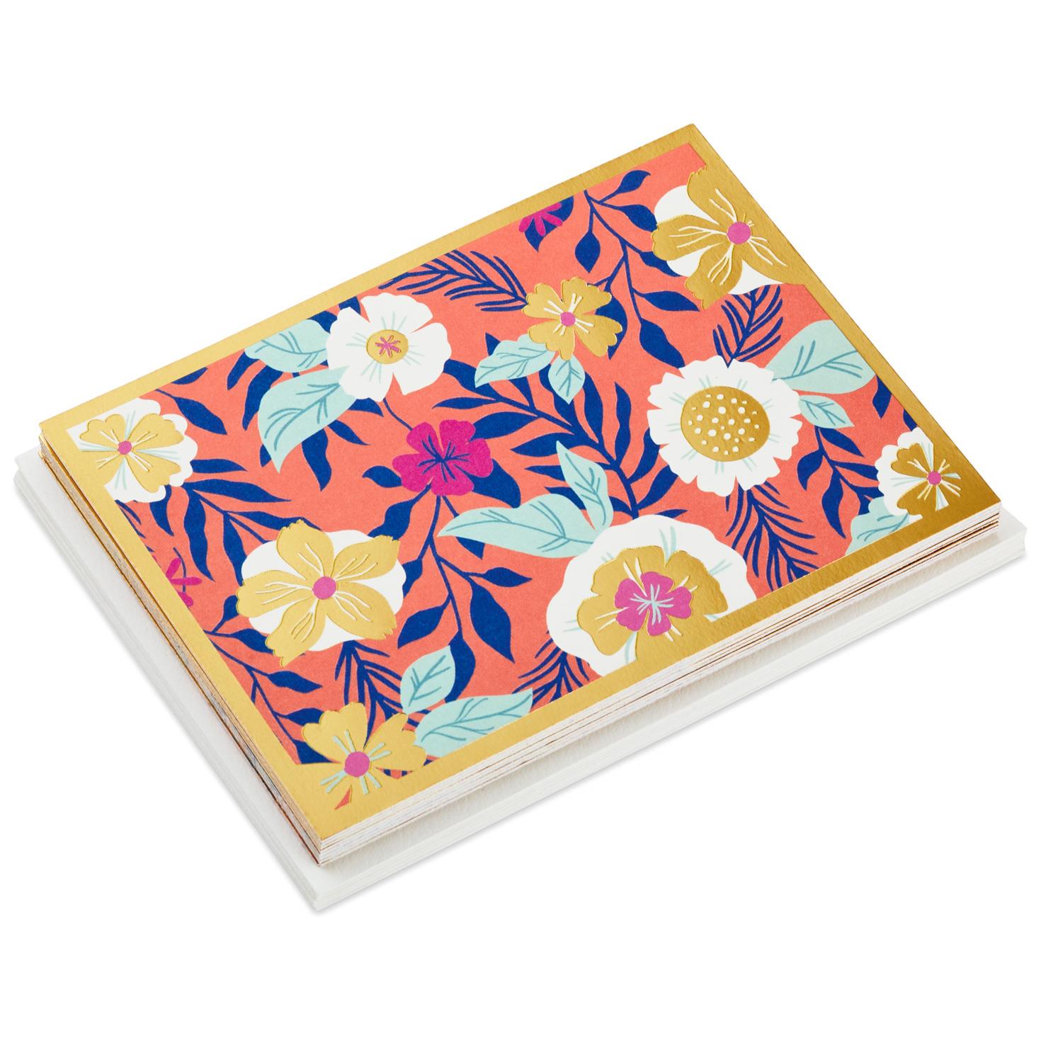 thumbnail image 2 of Marjolein Bastin Botanical Watercolors Assorted Blank Multi-Occasion Note Cards In Caddy, Pack Of 24 - Note Cards & Stationery 2 of 11