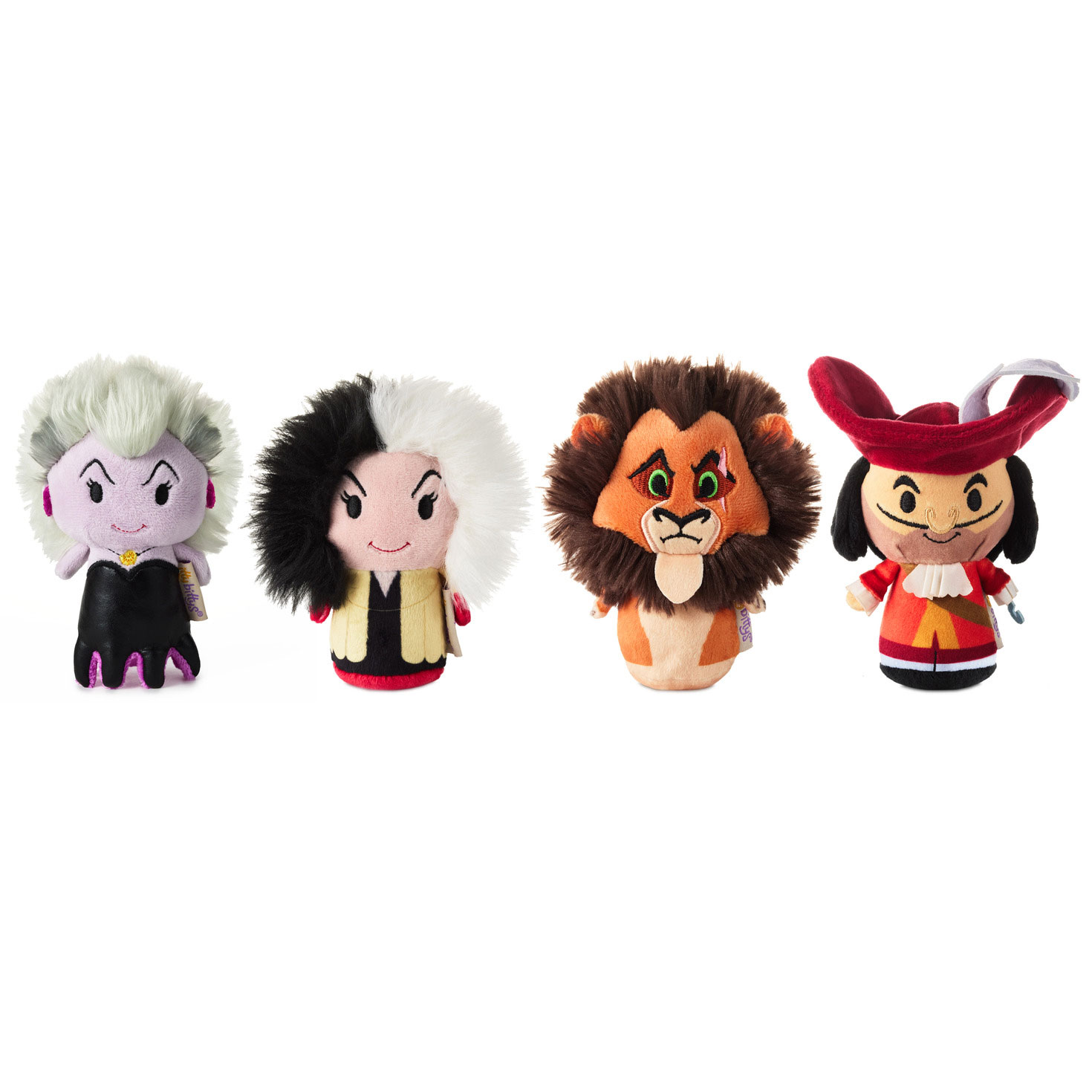 itty bittys® Disney Villains Plush, Set of 4 - itty bittys® | Hallmark