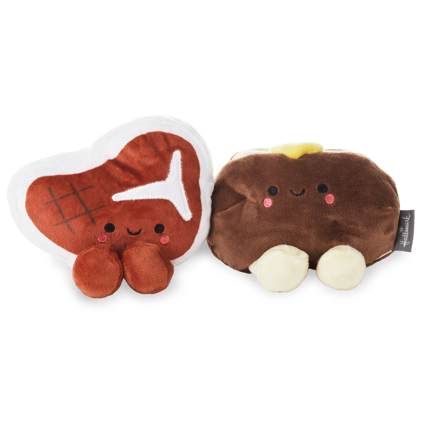 Better Together Steak and Potato Magnetic Plush, 4.25