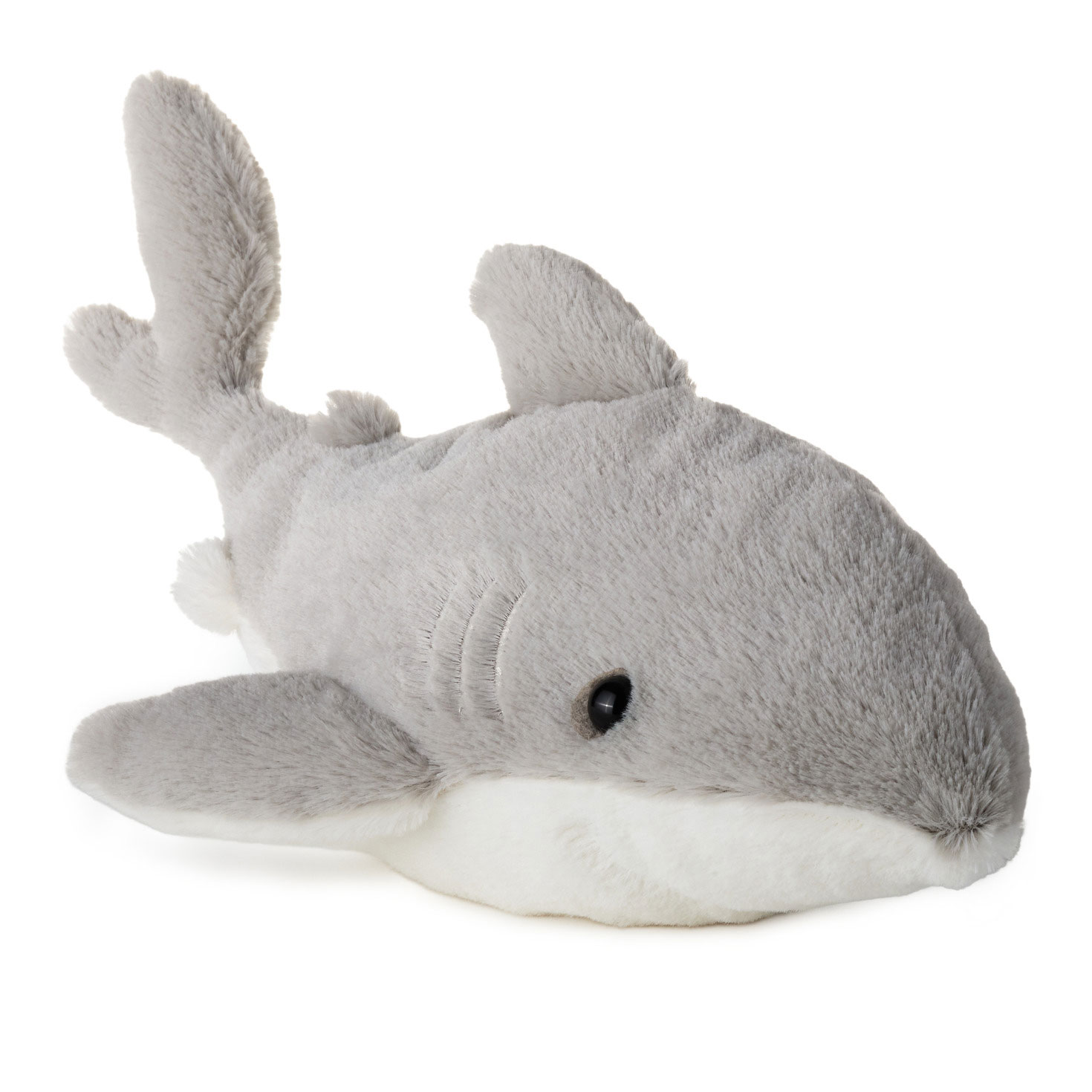 thumbnail image 2 of Stuffems Recordable Plush Shark - 16 Inch Grey Stuffed Animal With Voice Recording 2 of 11