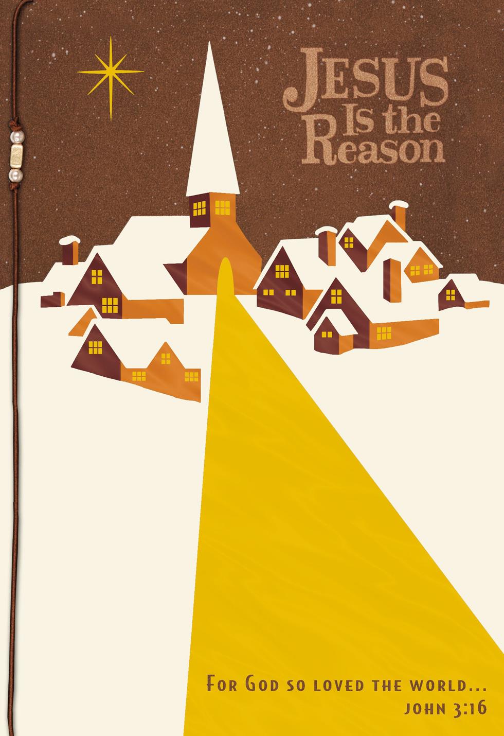 Jesus Is the Reason Religious Christmas Card - Greeting 