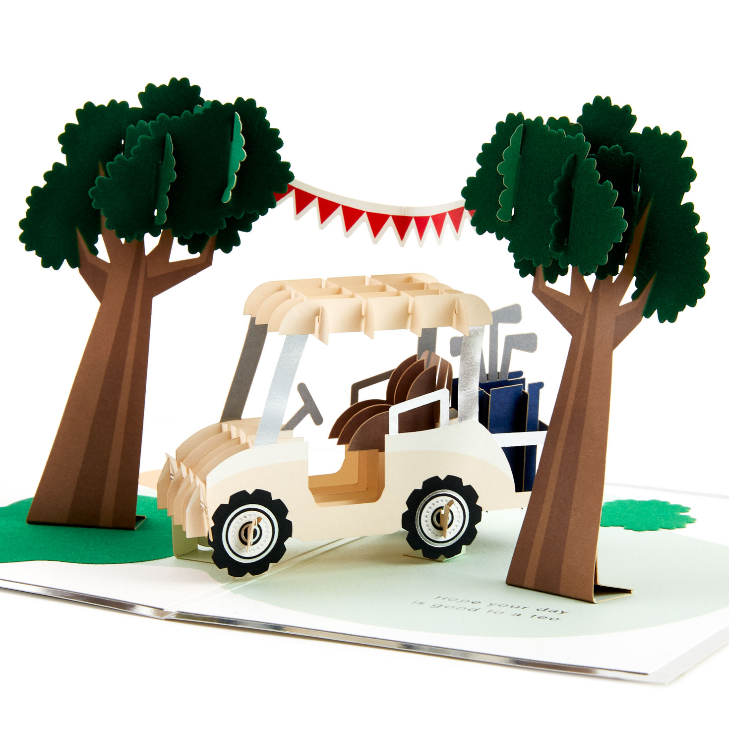 Hope Your Day Is Good to a Tee Golf 3D PopUp Card Greeting Cards Hallmark