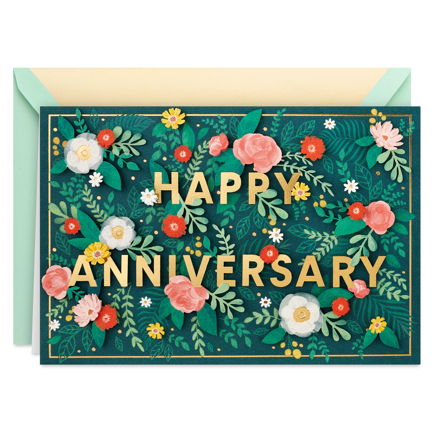 Cherry Orchard Hochzeitstagskarte – Pastell-Schmetterling Design Mit Umschlag, 159x159 Mm