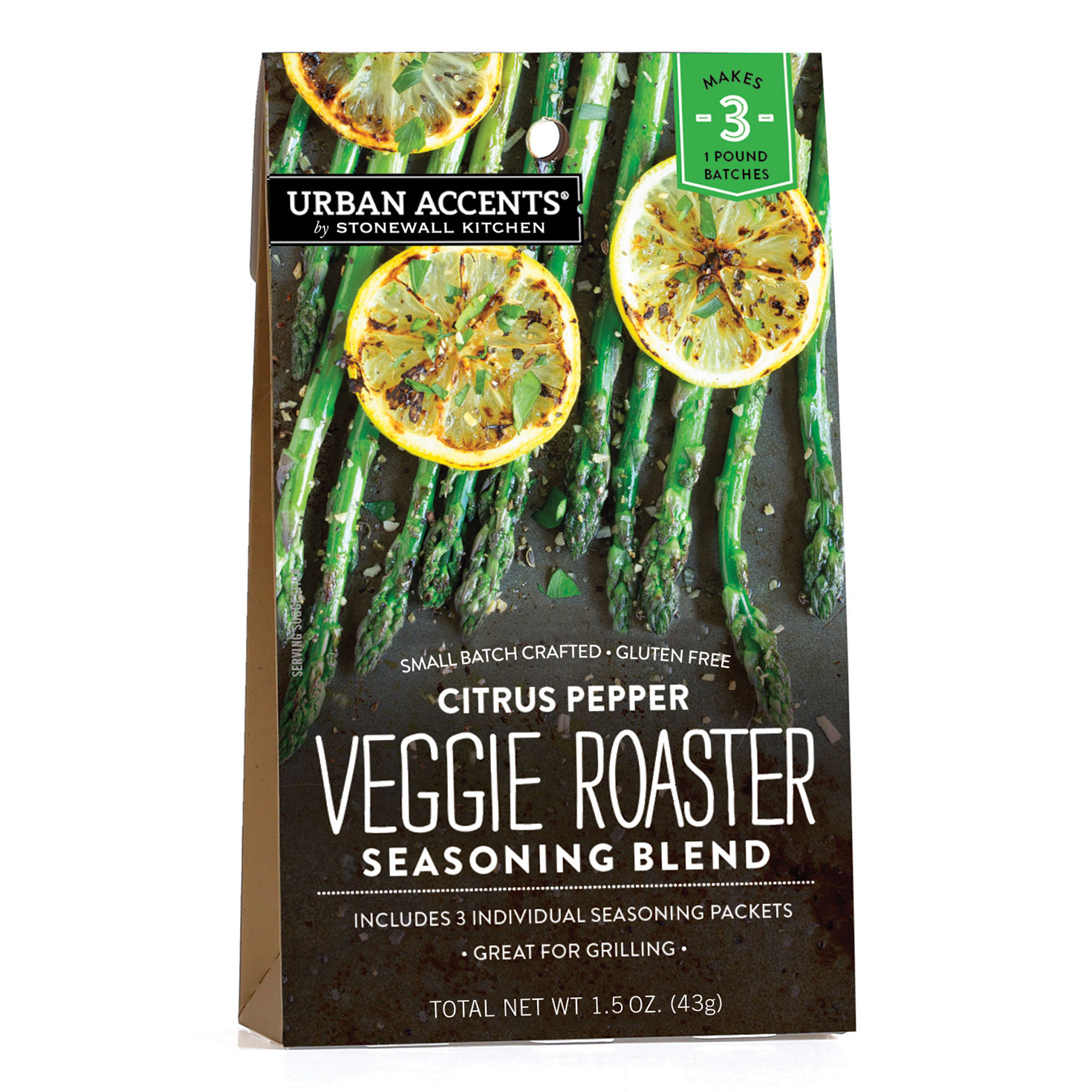 Urban Accents Citrus Pepper Veggie Roaster Seasoning Blend, 1.5 oz