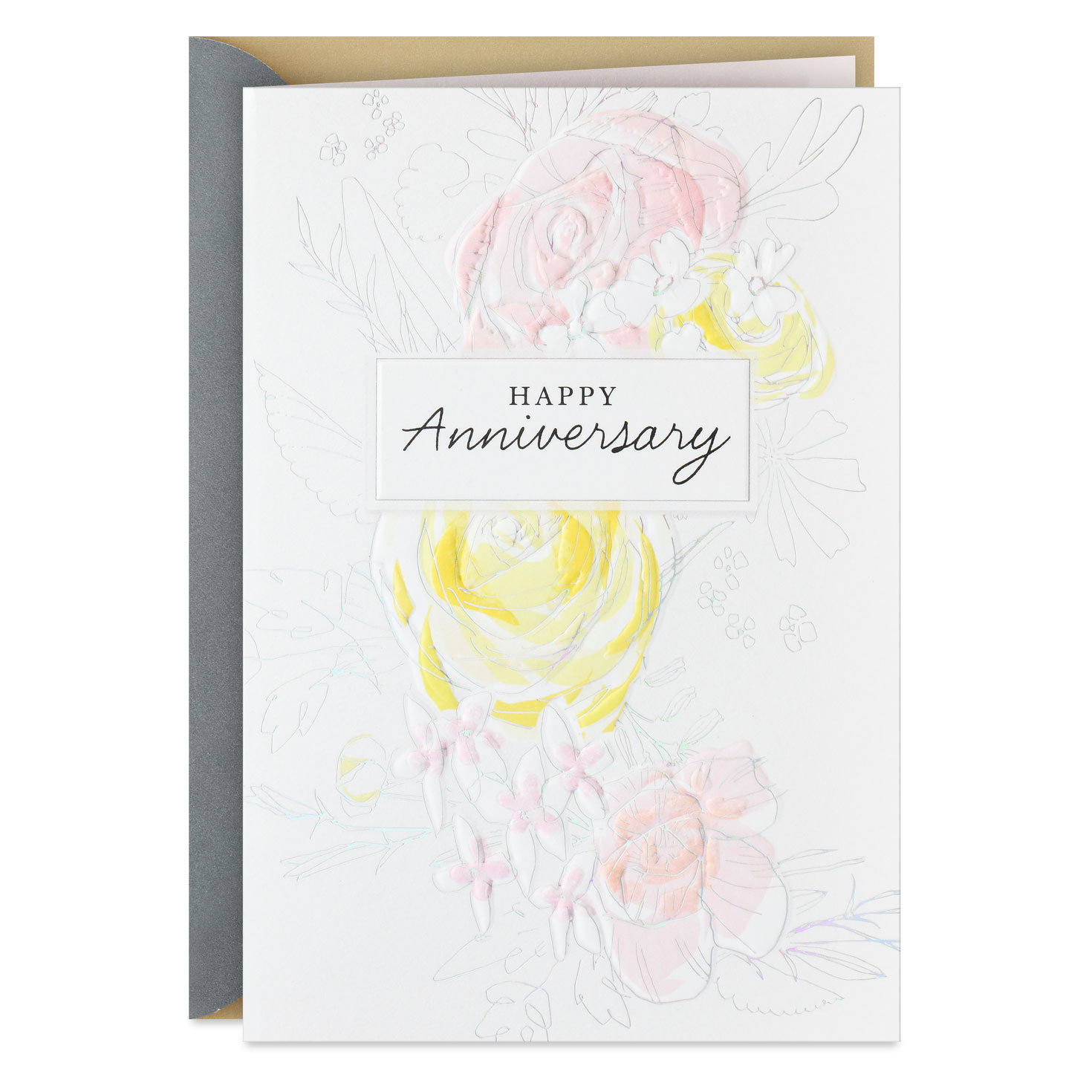 Loving Moments and Lovely Memories Anniversary Card for Couple