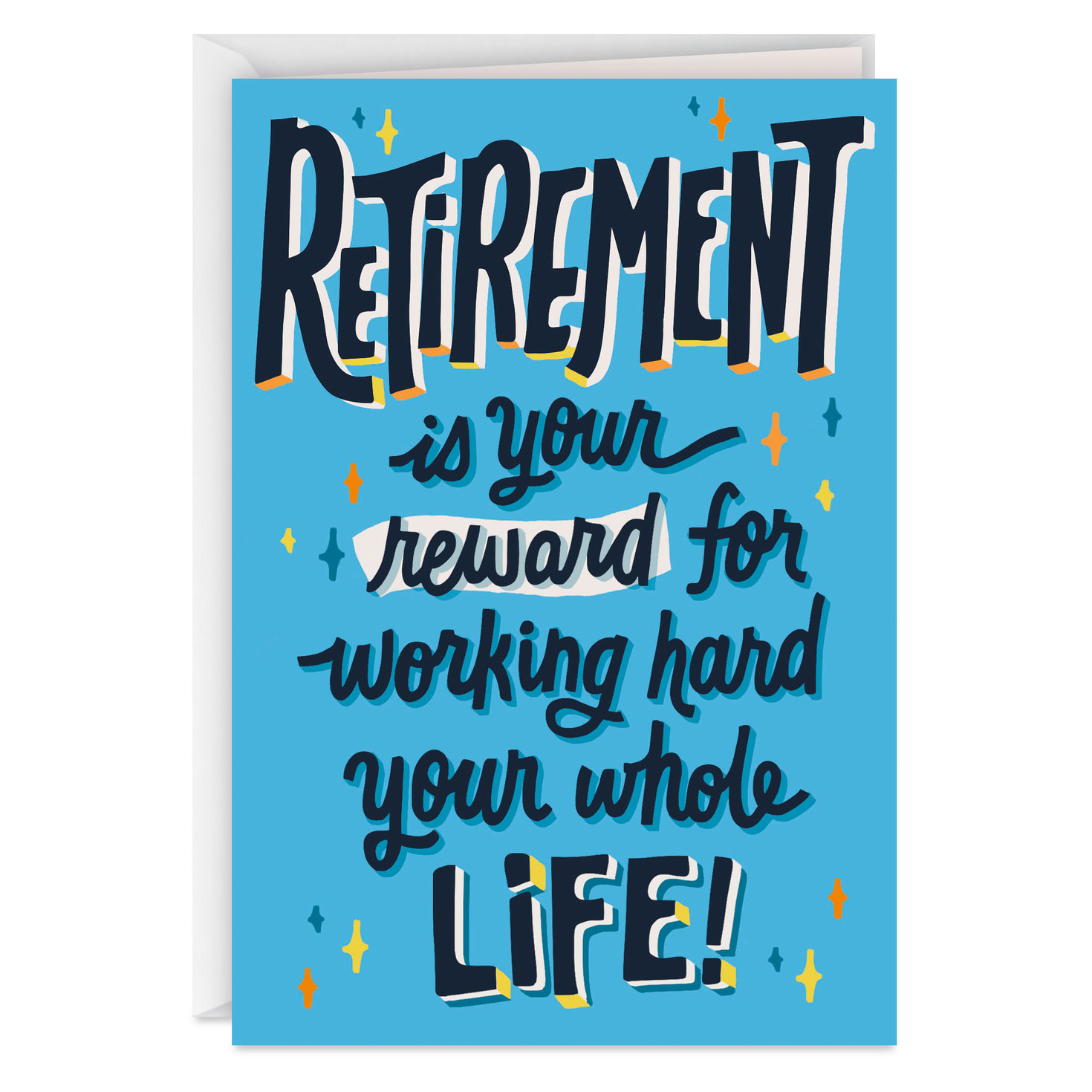 Reward for Not Getting Fired Funny Retirement Card for only USD 3.99 |  Hallmark, image size:1470x1470