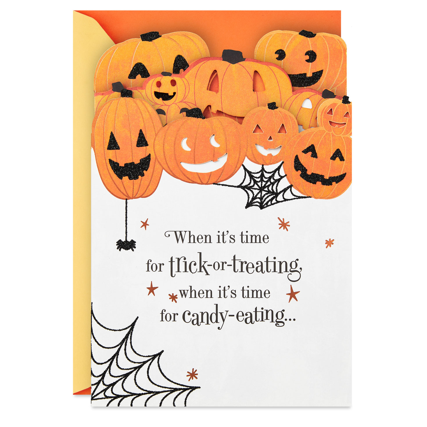 Pumpkins Thinking of You Halloween Card Greeting Cards Hallmark