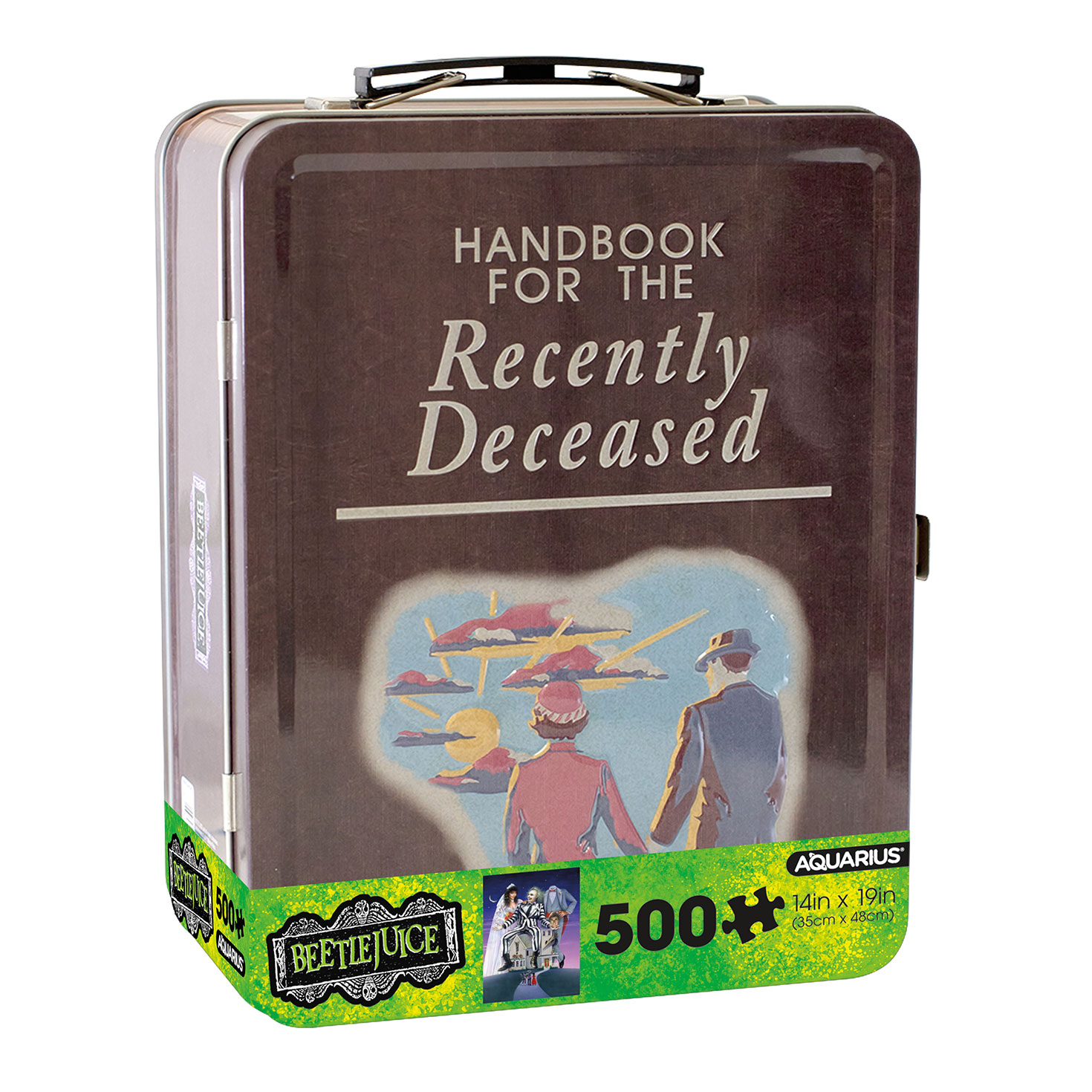 Aquarius Beetlejuice Recently Deceased Handbook 500-Piece Puzzle