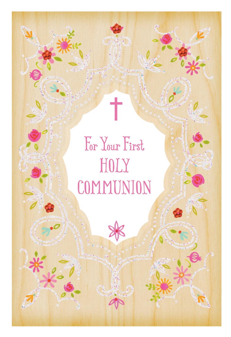 Every Grace and Blessing First Holy Communion Card for Her ...